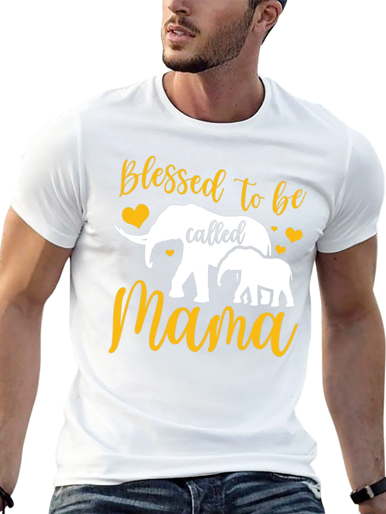 Blessed Mama Elephant T-Shirt - Mothers Day Gift