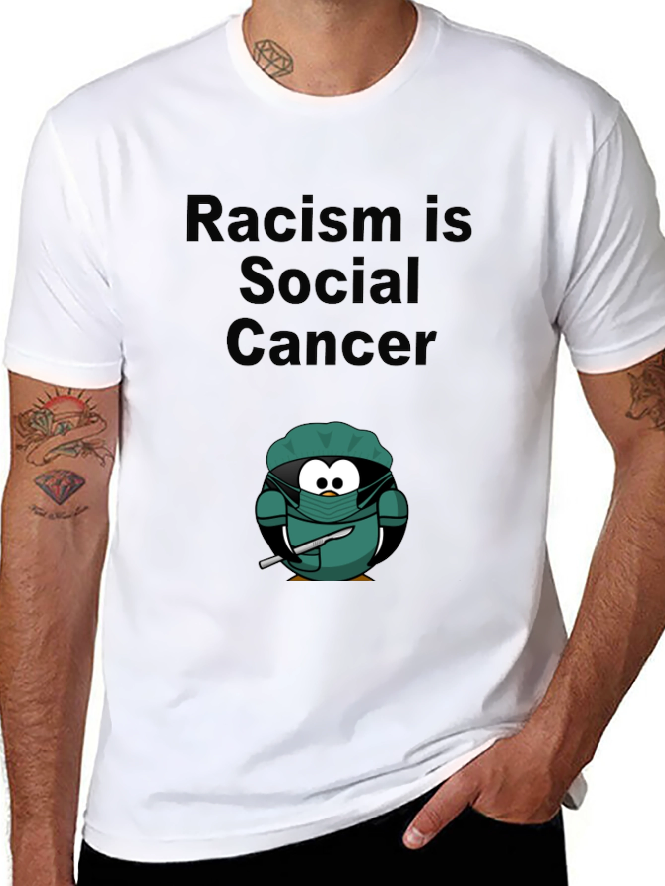 Racism is Social Cancer T-Shirt