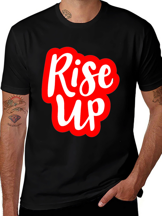 Rise Up Graphic Tee - Bold Statement Shirt