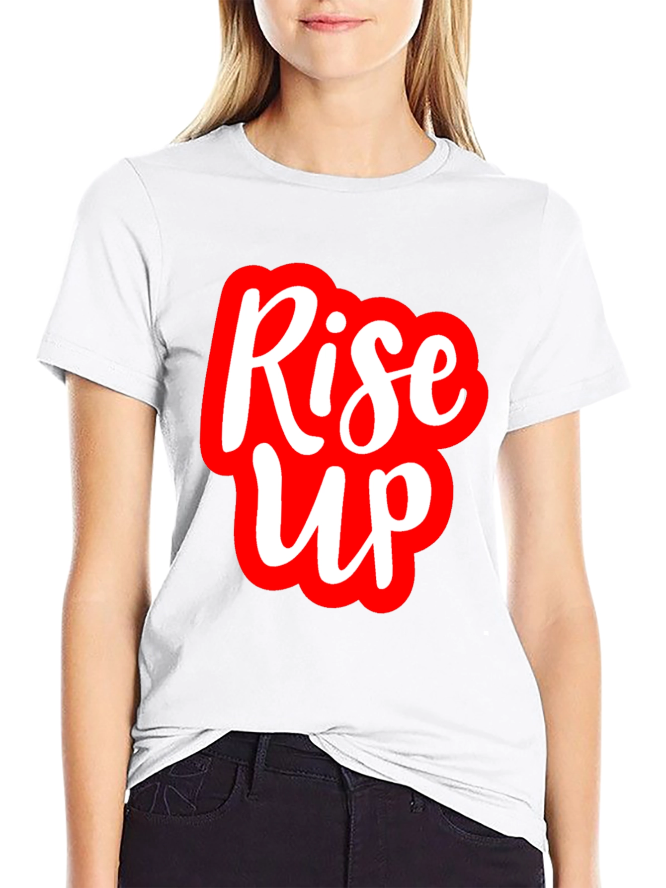 Rise Up Graphic Tee - Bold Statement Shirt