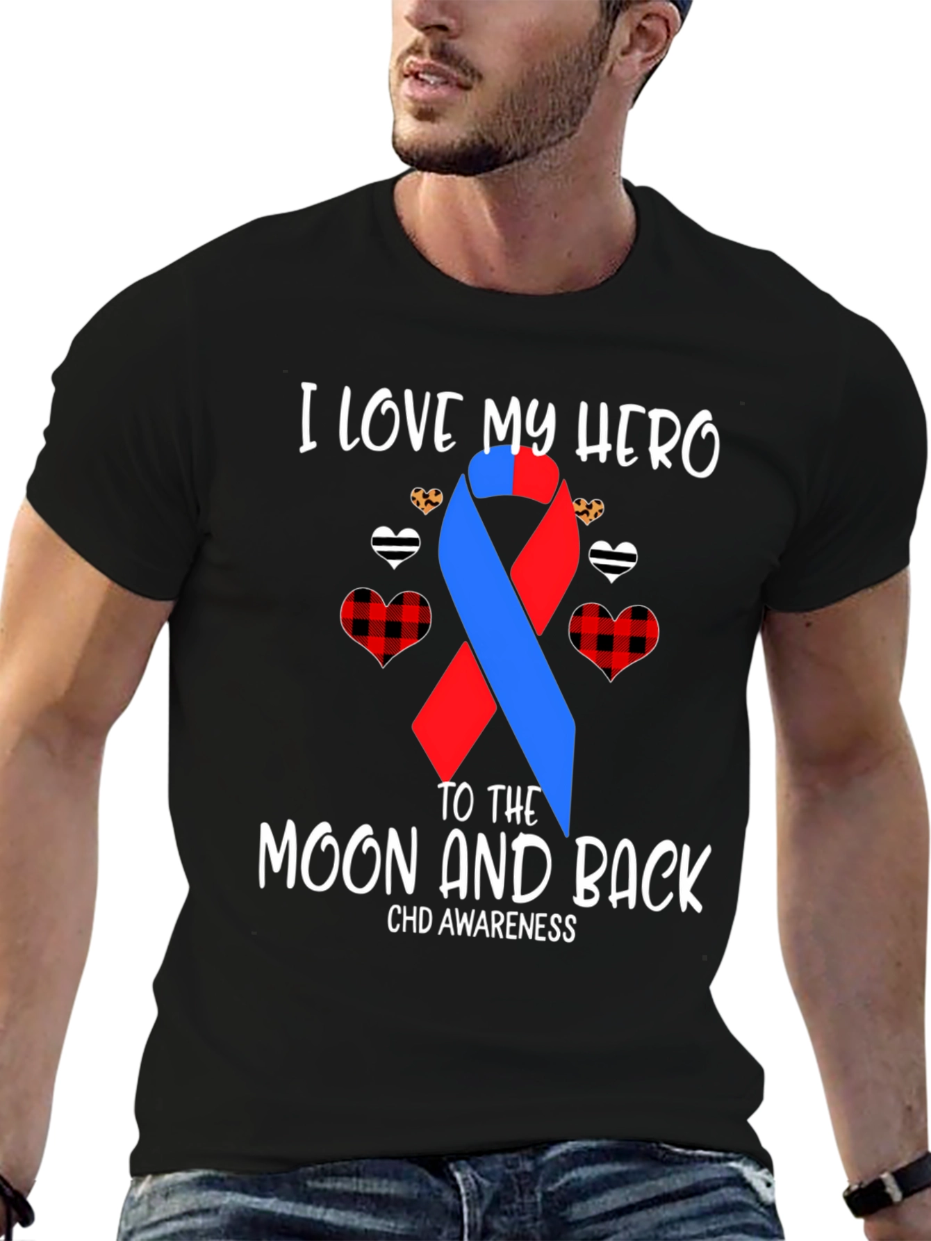 I Love My Hero CHD Awareness T-Shirt