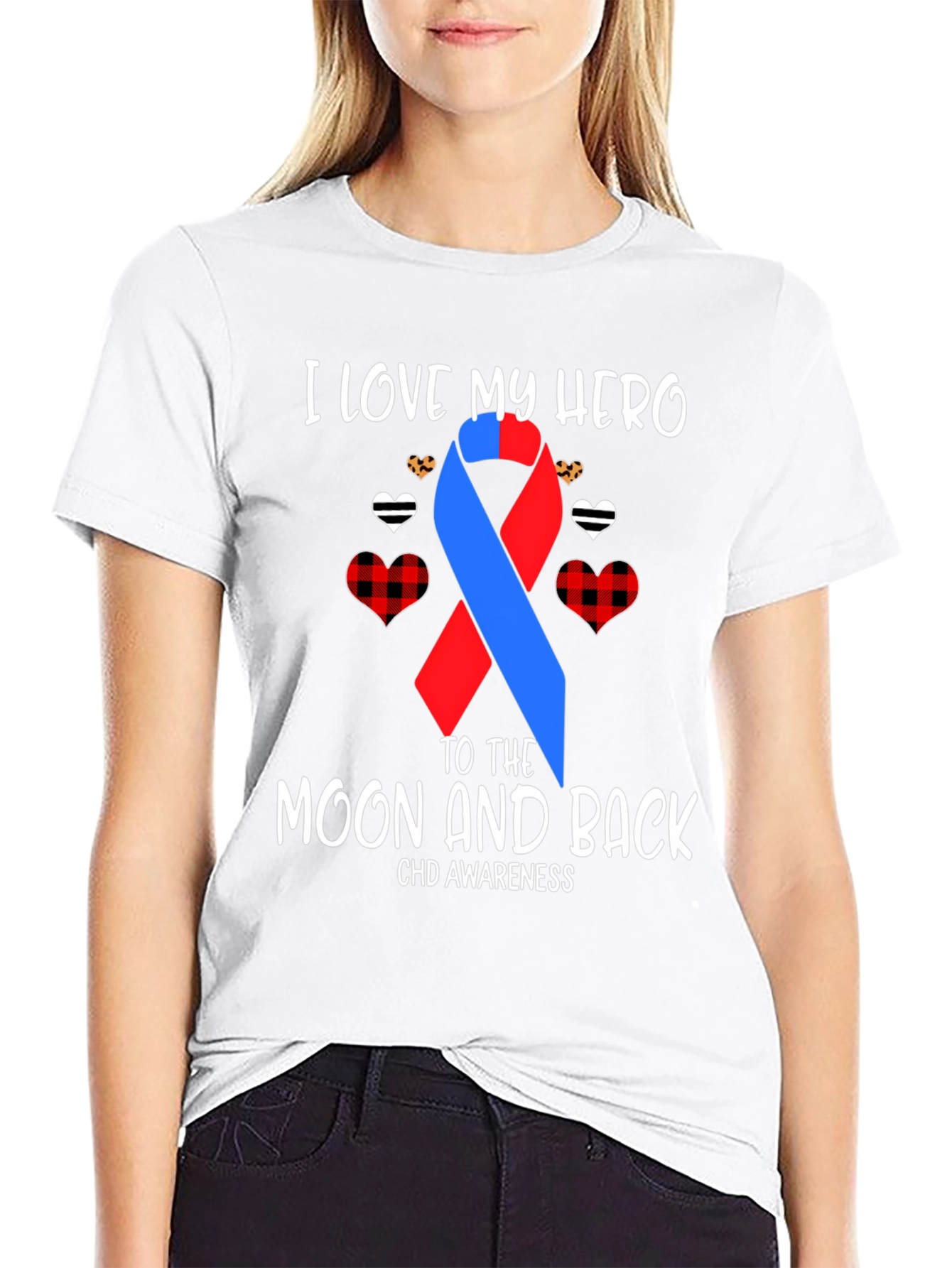 I Love My Hero CHD Awareness T-Shirt