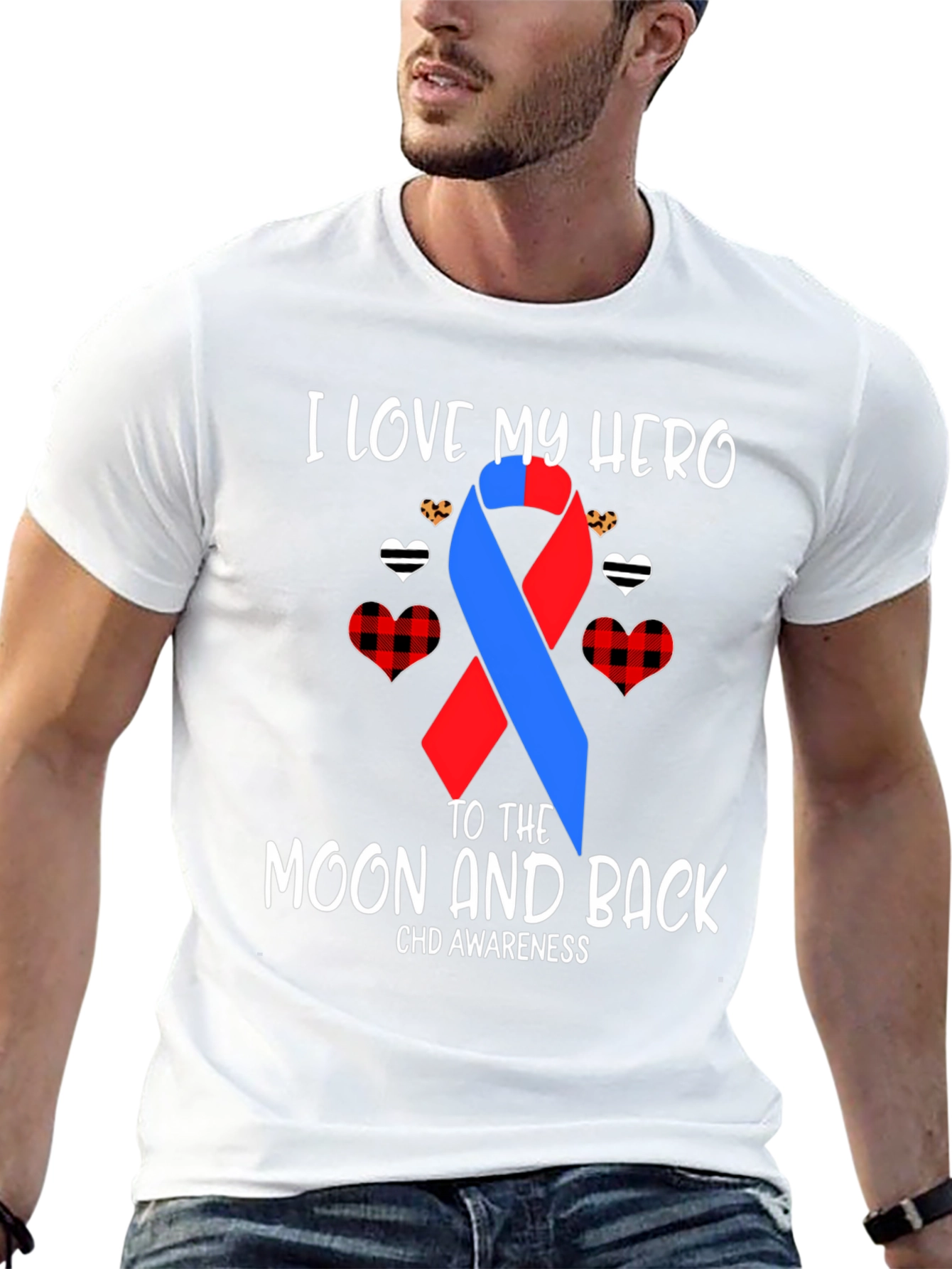 I Love My Hero CHD Awareness T-Shirt