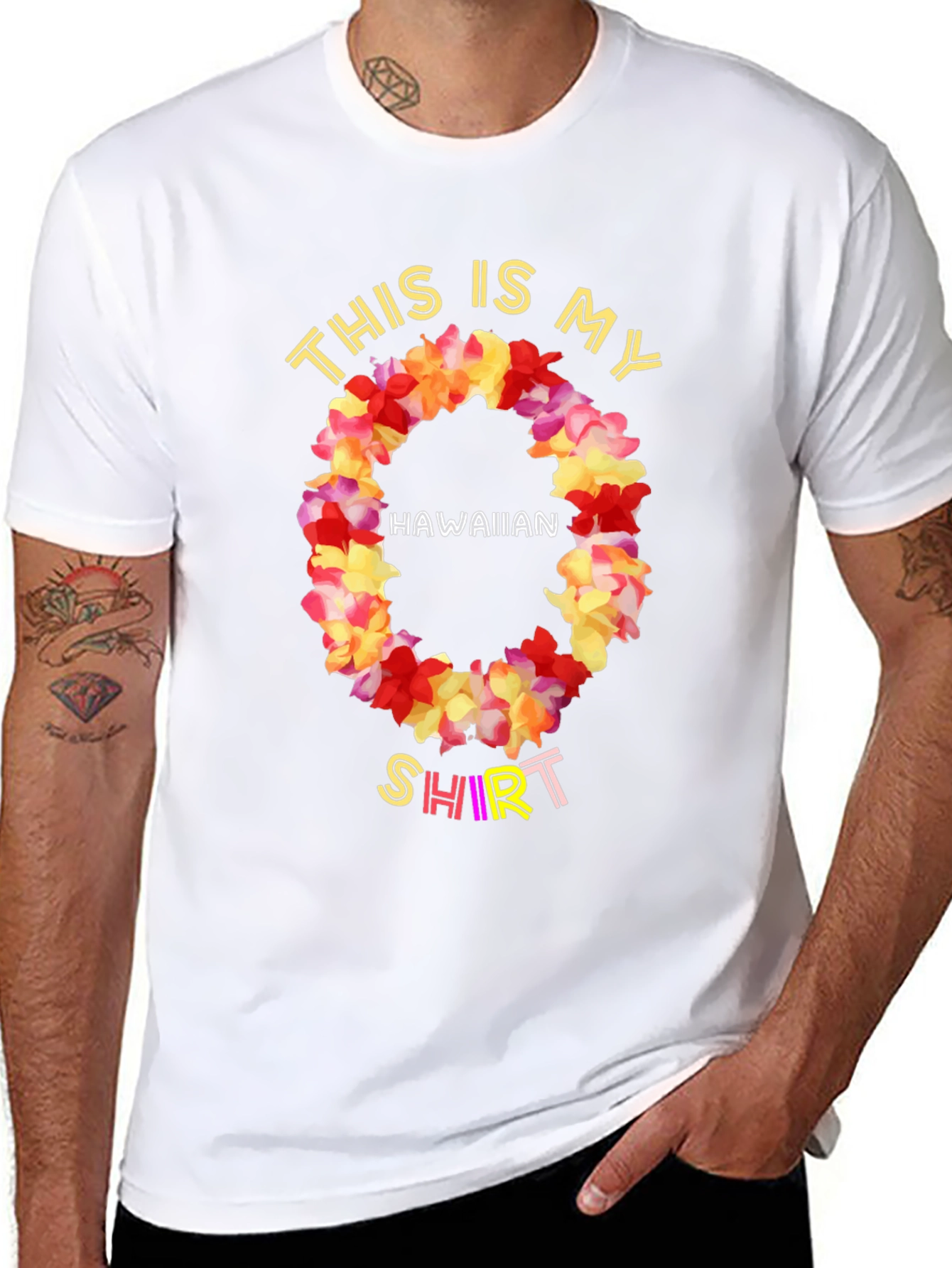 Hawaiian Shirt T-Shirt: This Is My Hawaiian Shirt