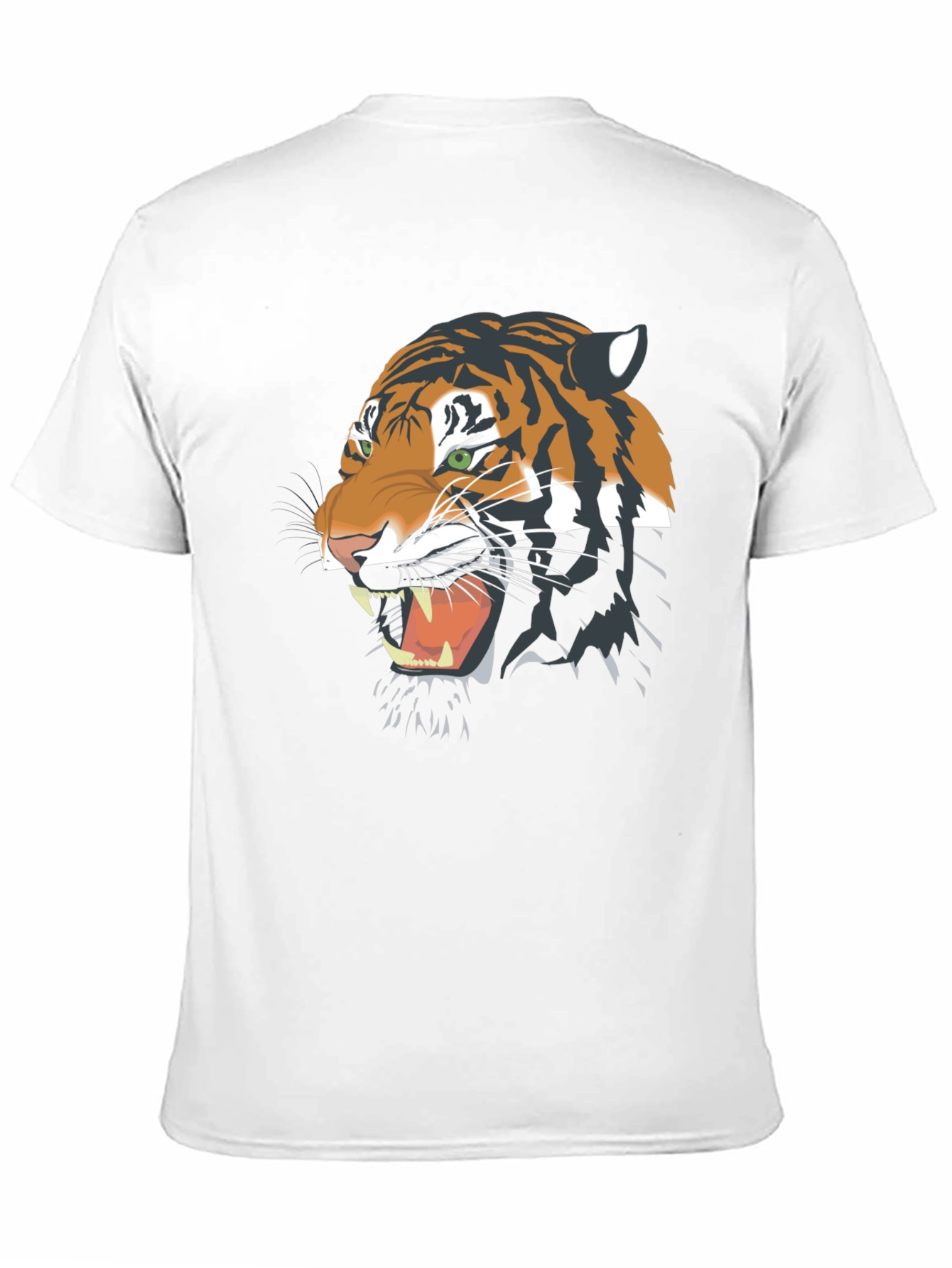 Roaring Tiger Graphic Black T-Shirt
