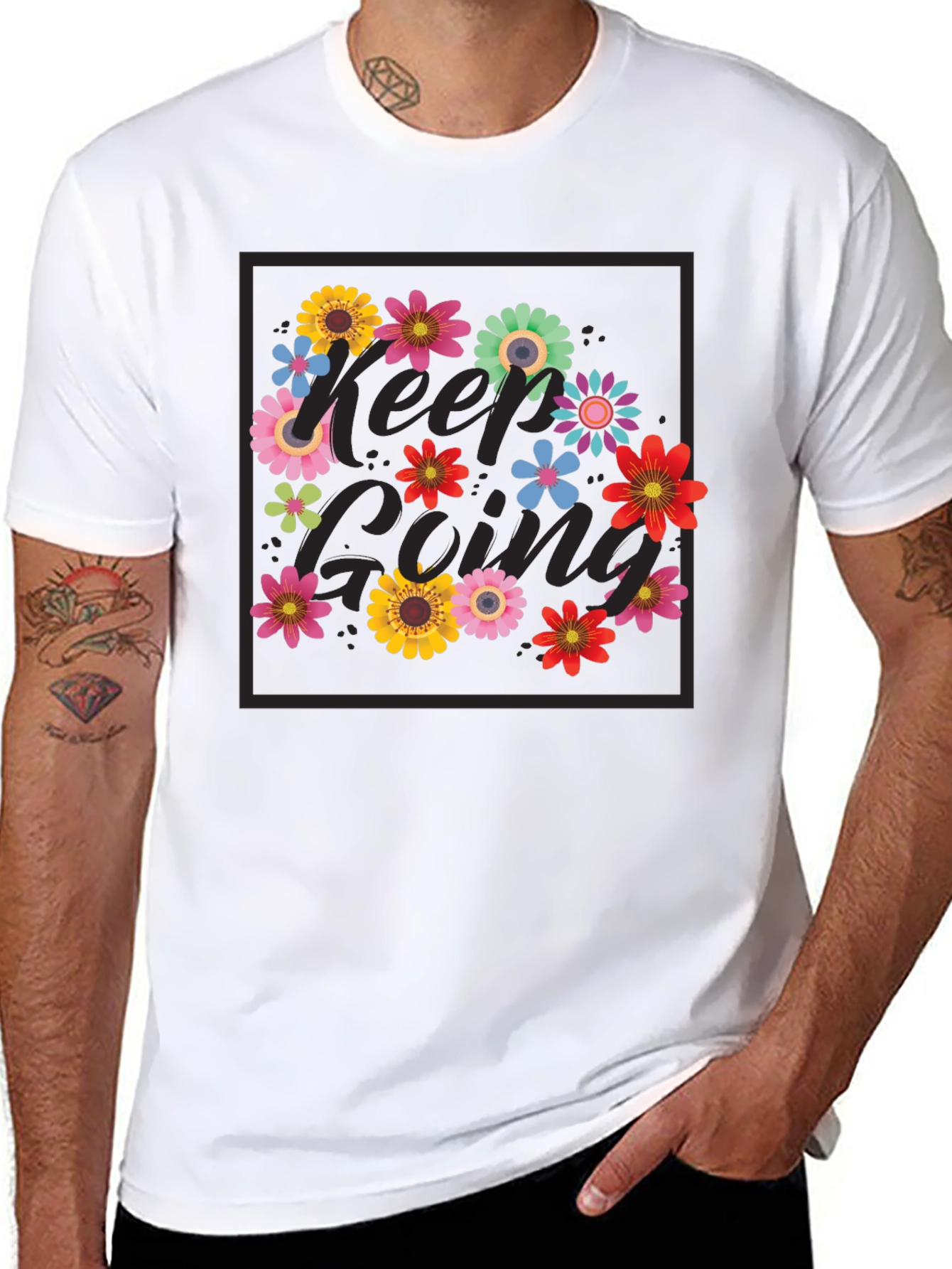 Keep Going Flower T-Shirt