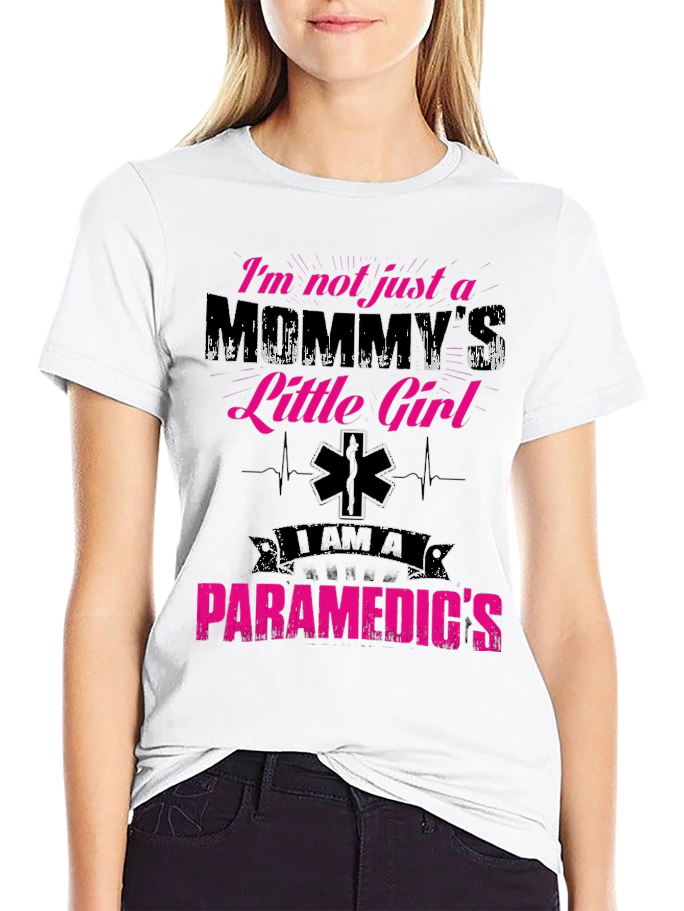 Mommys Little Girl Paramedic T-Shirt