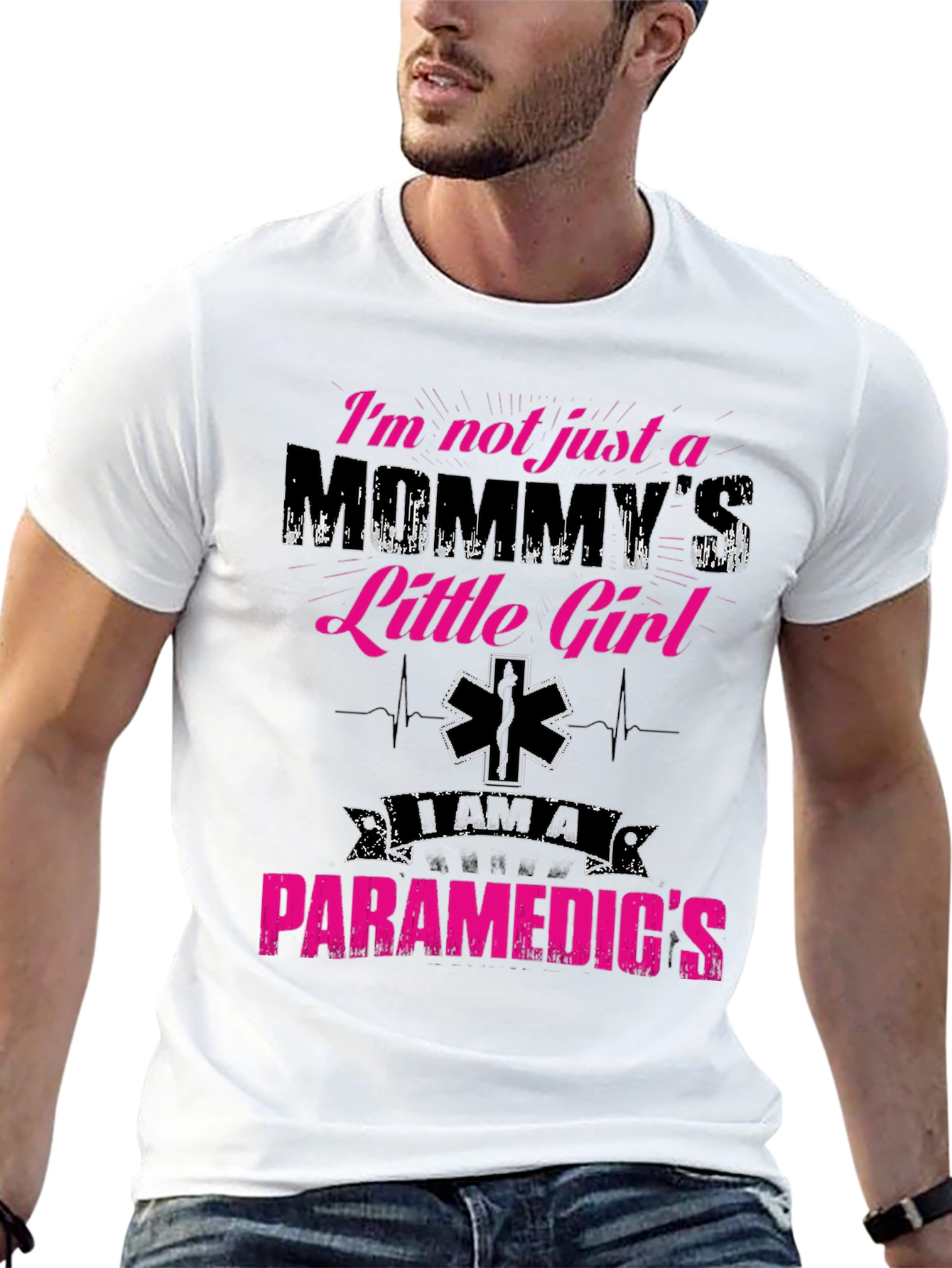 Mommys Little Girl Paramedic T-Shirt