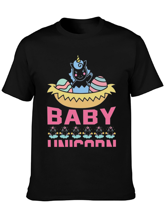 Baby Unicorn Graphic T-Shirt - Cute Easter Design