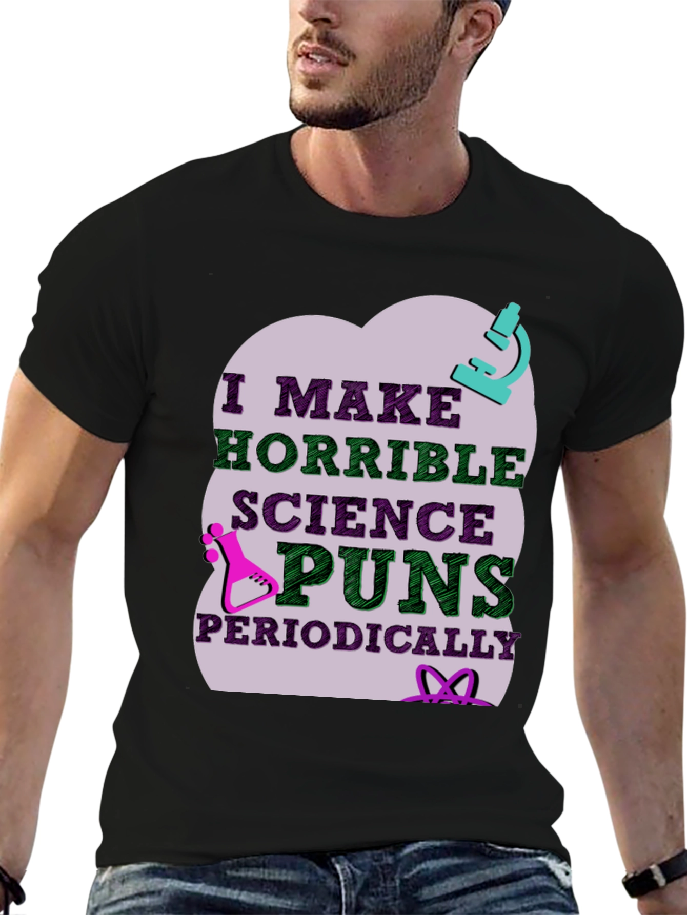 Science Puns T-Shirt - Horrible Periodically Funny!