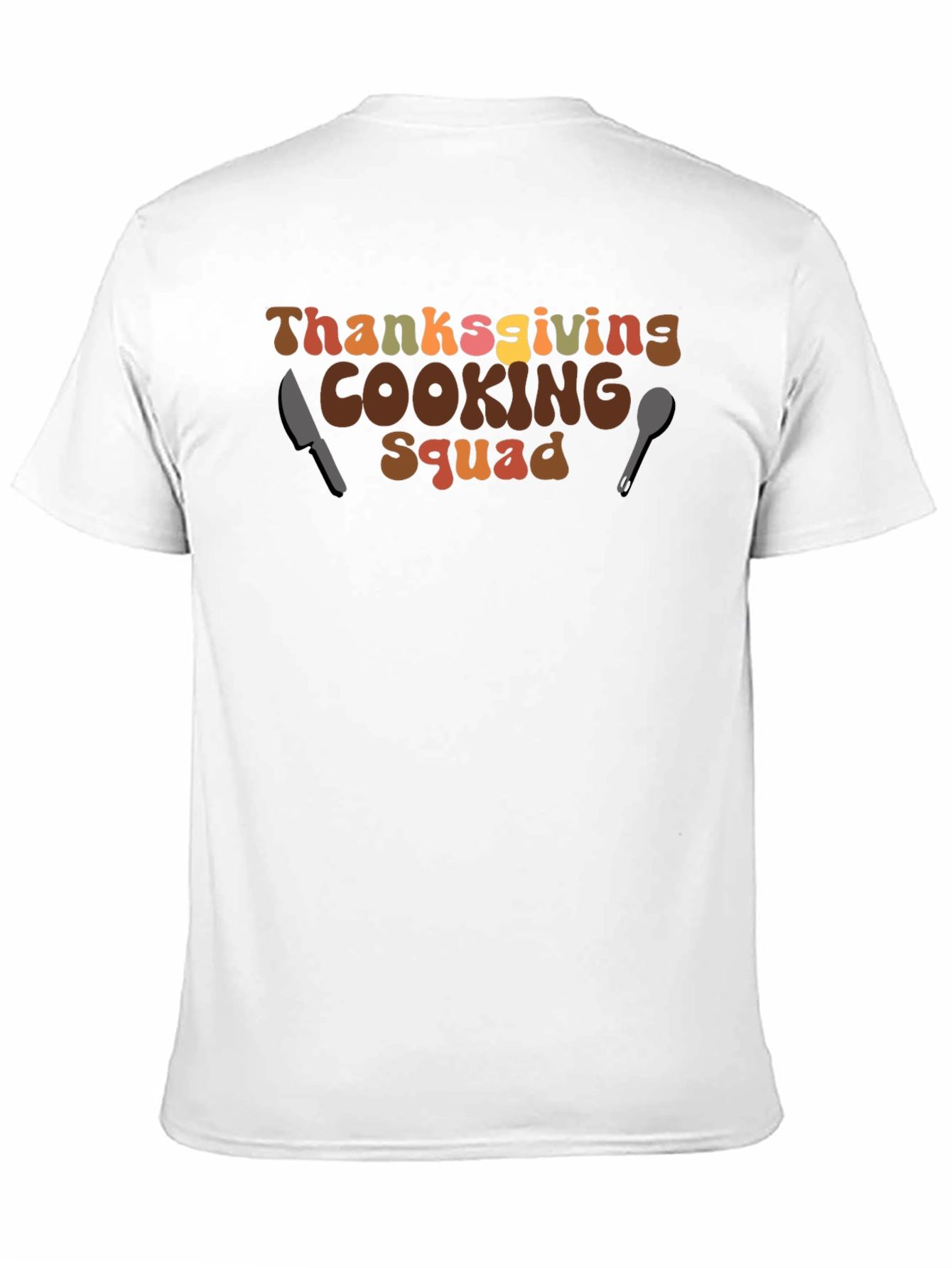 Thanksgiving Cooking Squad T-Shirt Retro Thanksgiving Tee