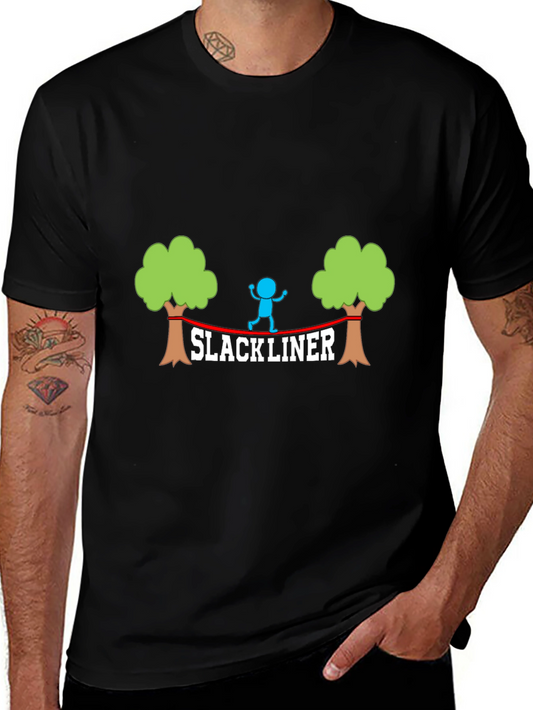 Slackliner Graphic T-Shirt - Balance & Adventure