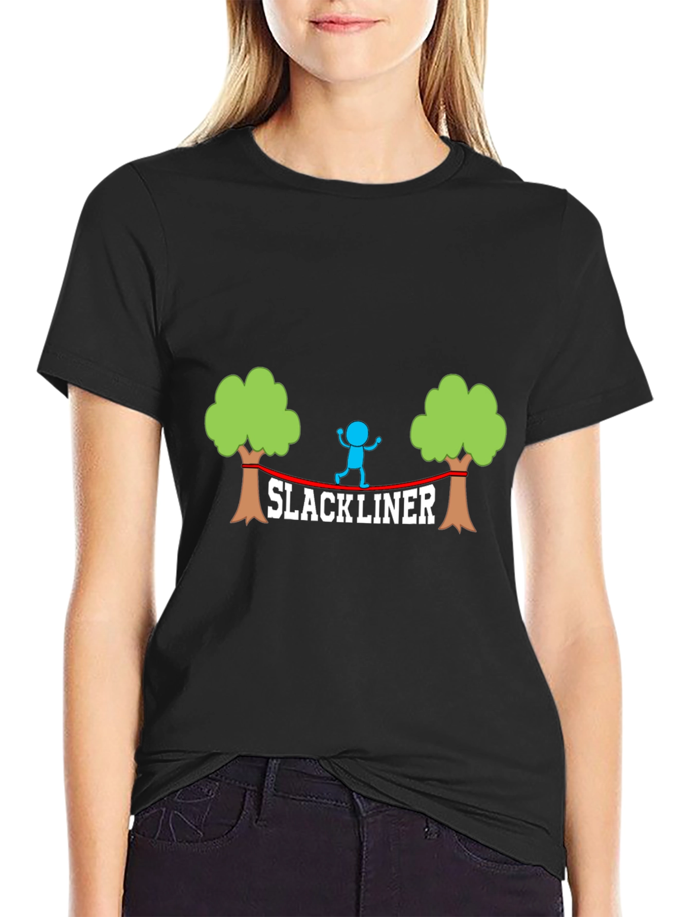 Slackliner Graphic T-Shirt - Balance & Adventure
