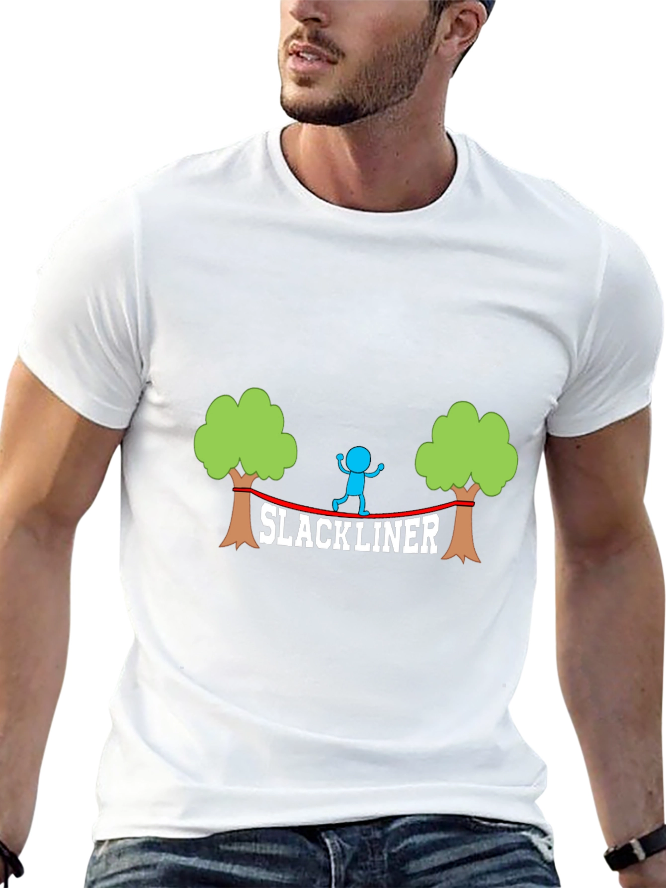Slackliner Graphic T-Shirt - Balance & Adventure
