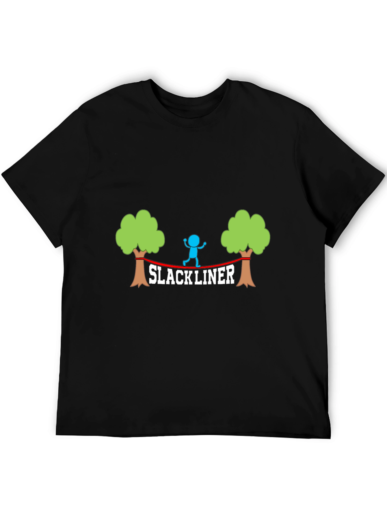 Slackliner Graphic T-Shirt - Balance & Adventure