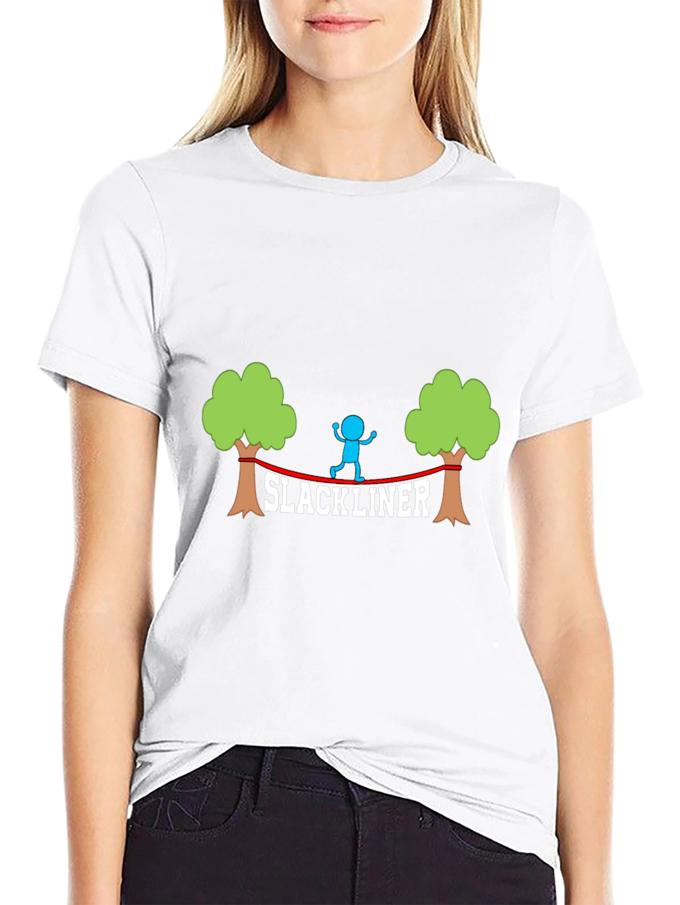 Slackliner Graphic T-Shirt - Balance & Adventure