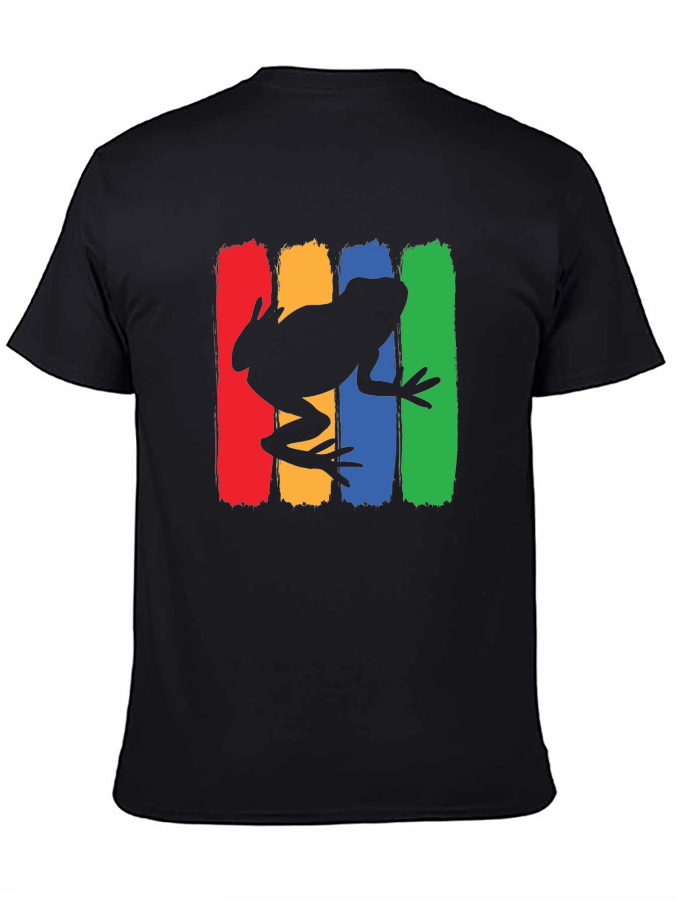 Retro Frog Graphic Tee - Mens Black T-Shirt