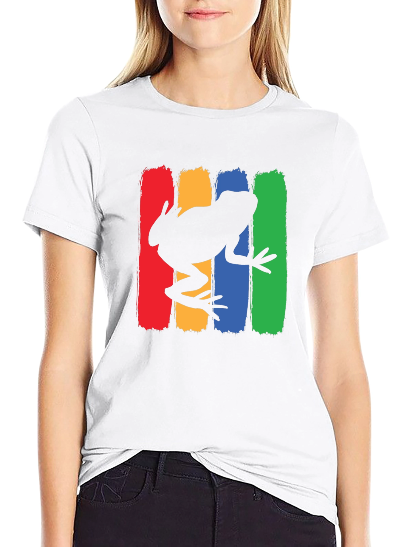 Retro Frog Graphic Tee - Mens Black T-Shirt