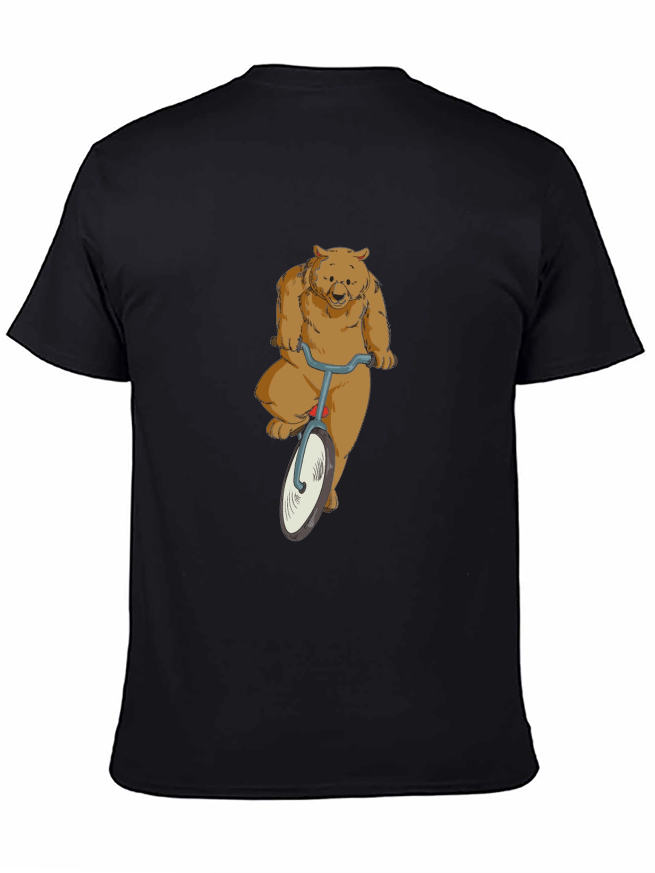 Bear on a Bike Graphic T-Shirt