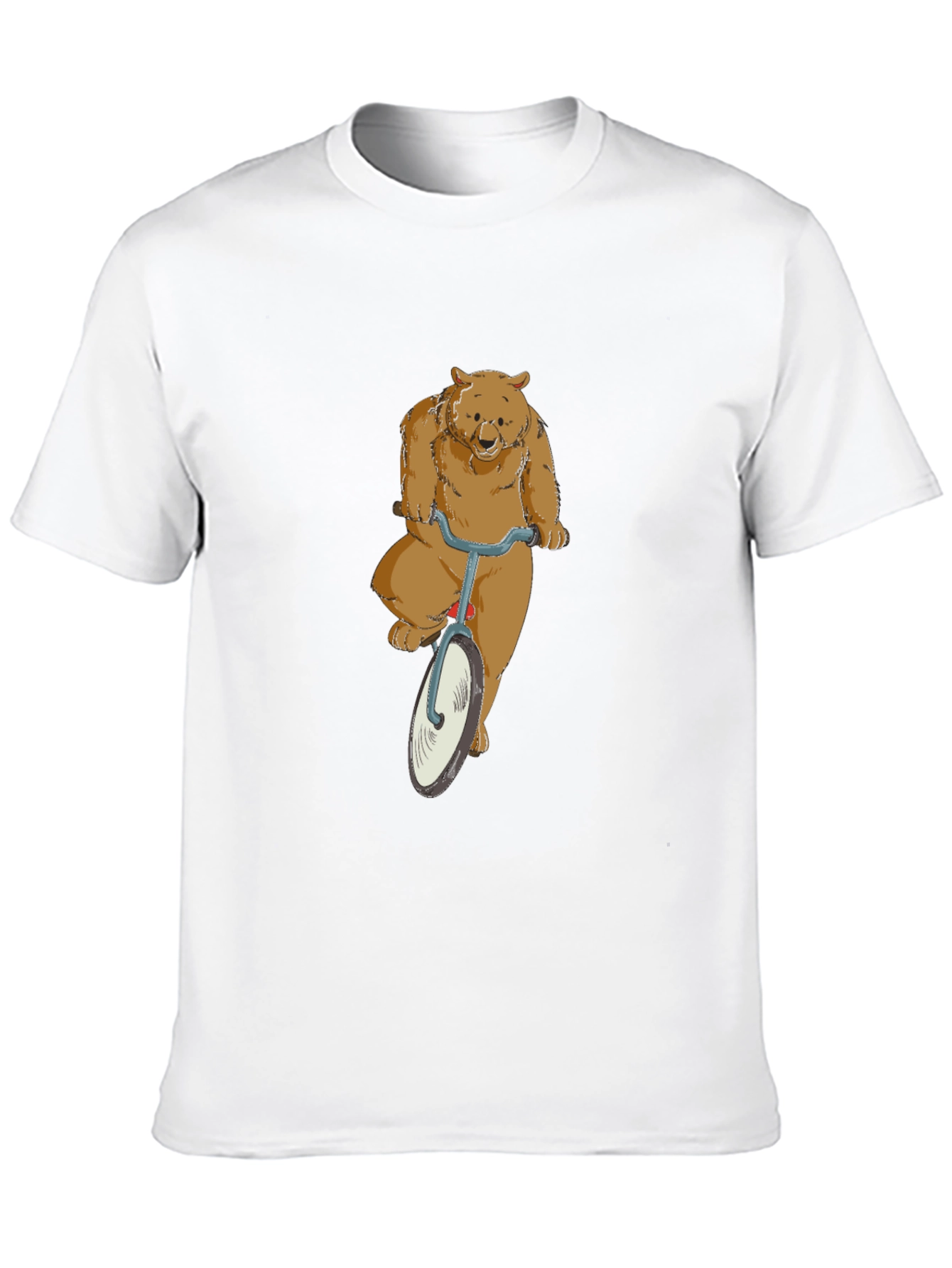 Bear on a Bike Graphic T-Shirt