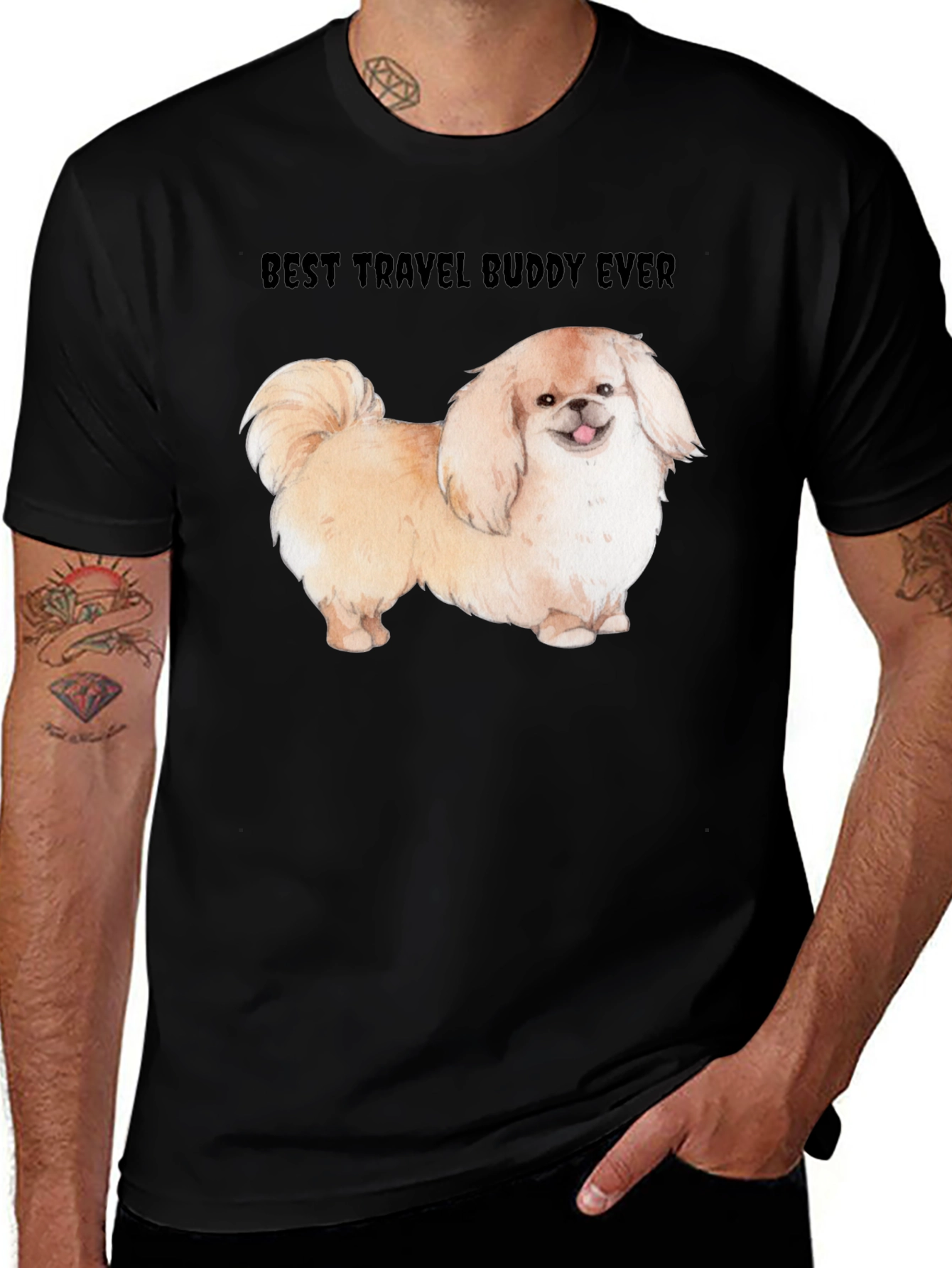 Best Travel Buddy Dog T-Shirt