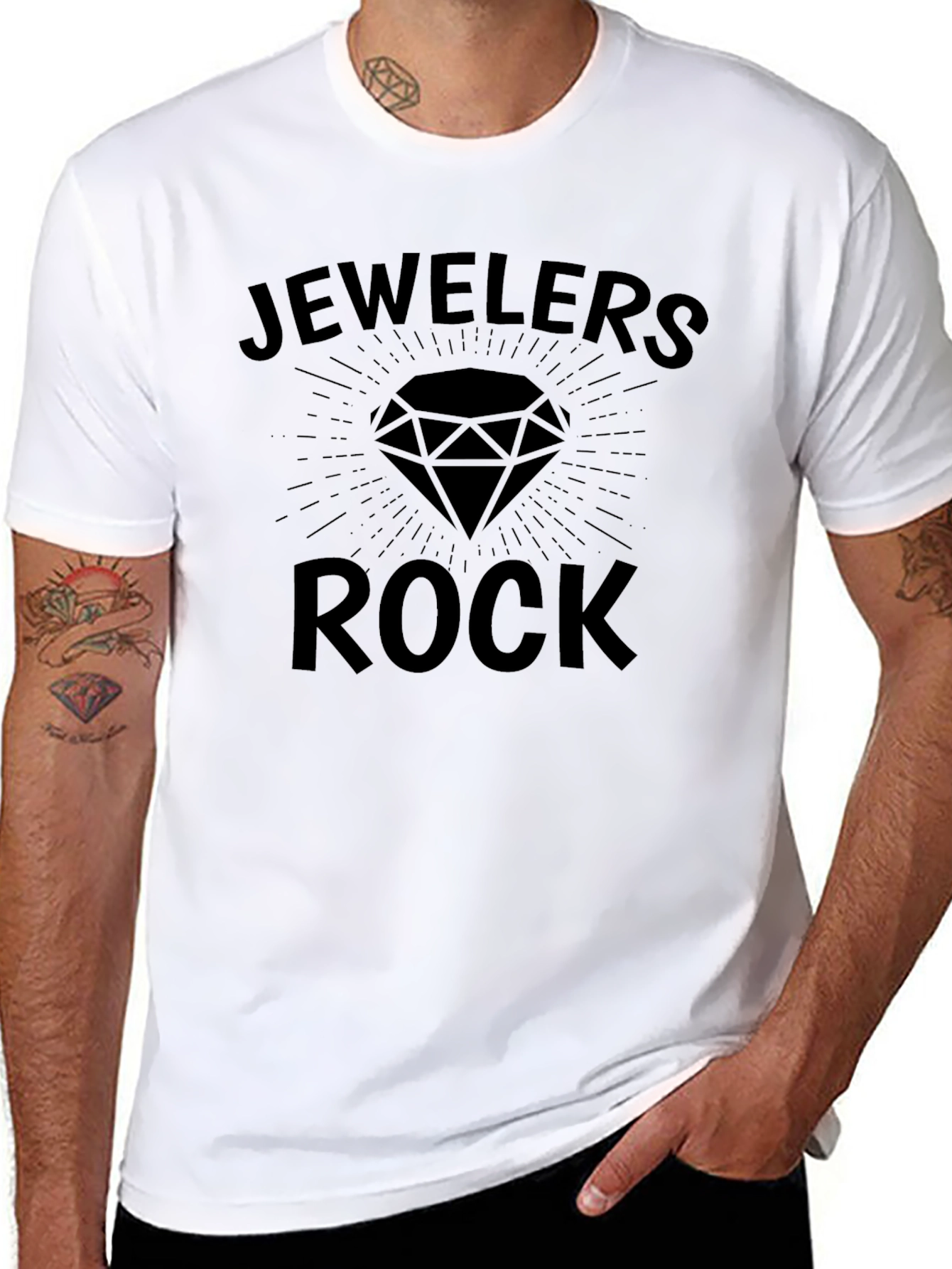 Jewelers Rock Graphic Tee - Diamond Design