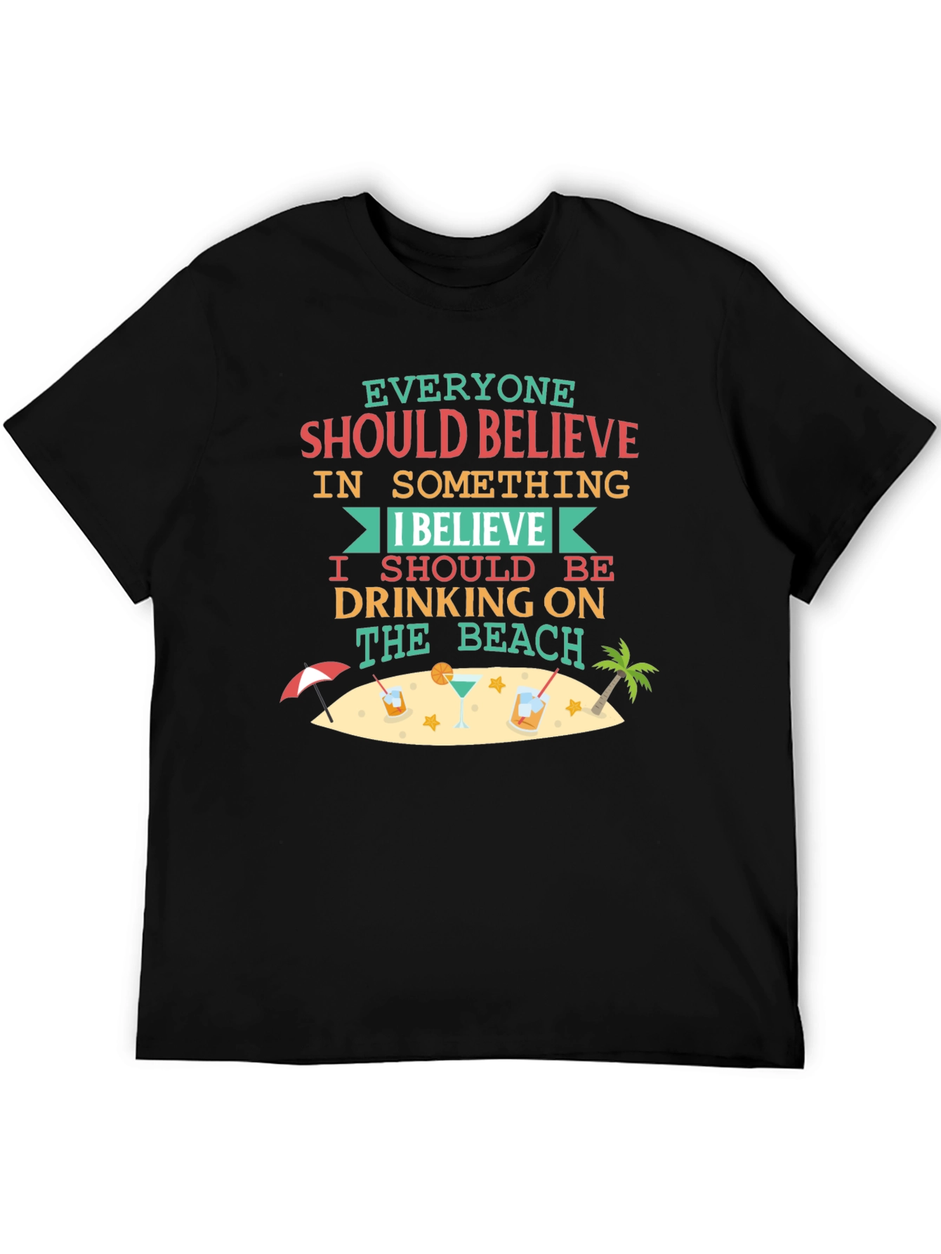 Drinking on the Beach T-Shirt - Summer Fun