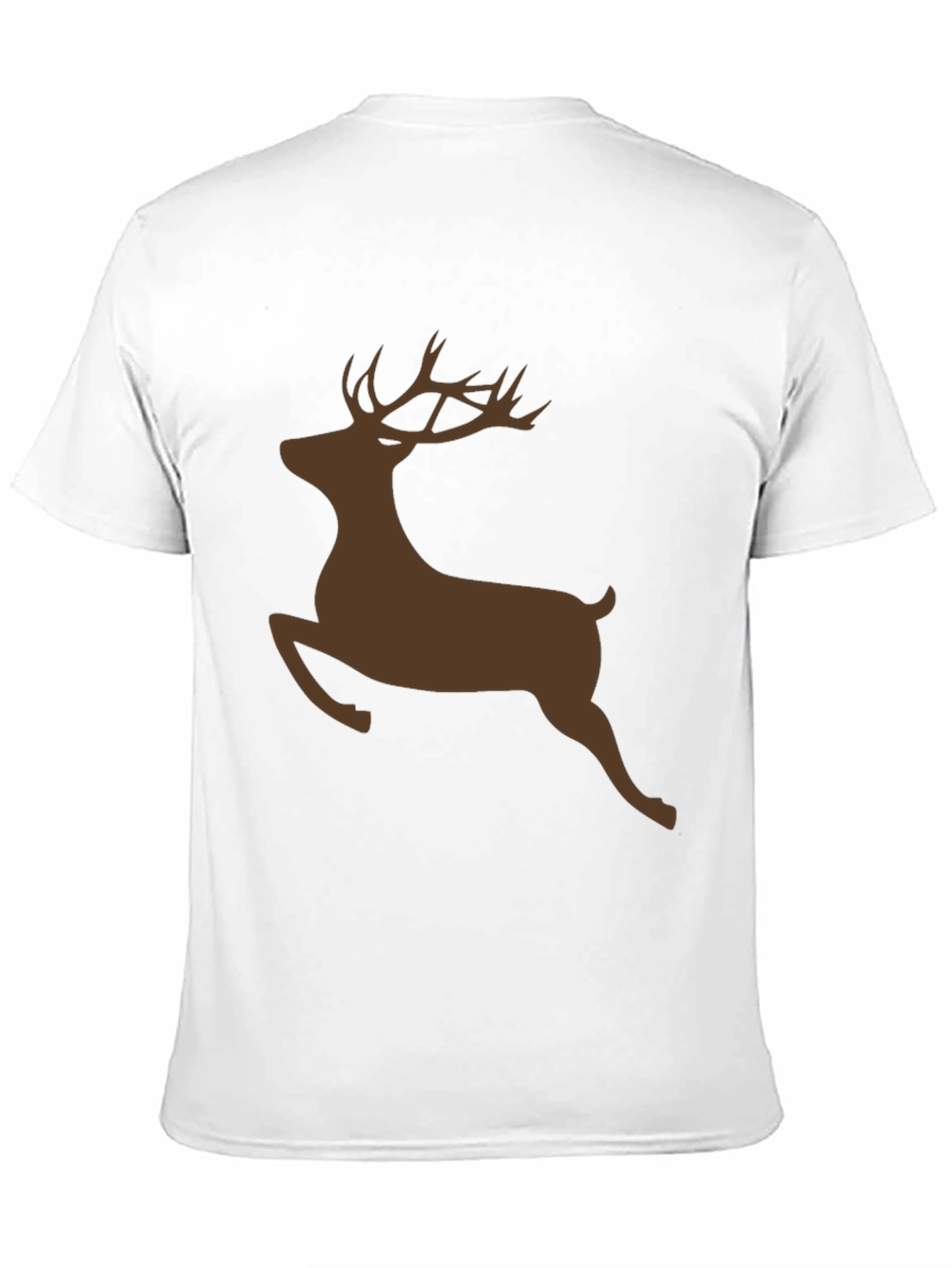 Deer Silhouette Black T-Shirt