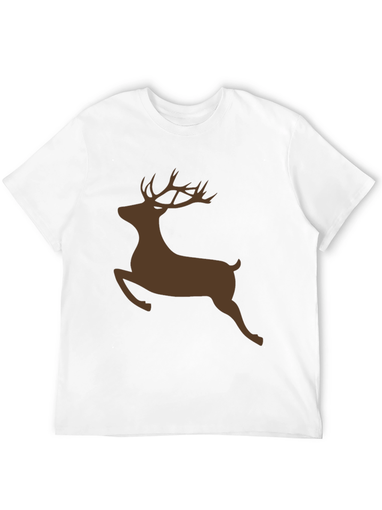 Deer Silhouette Black T-Shirt