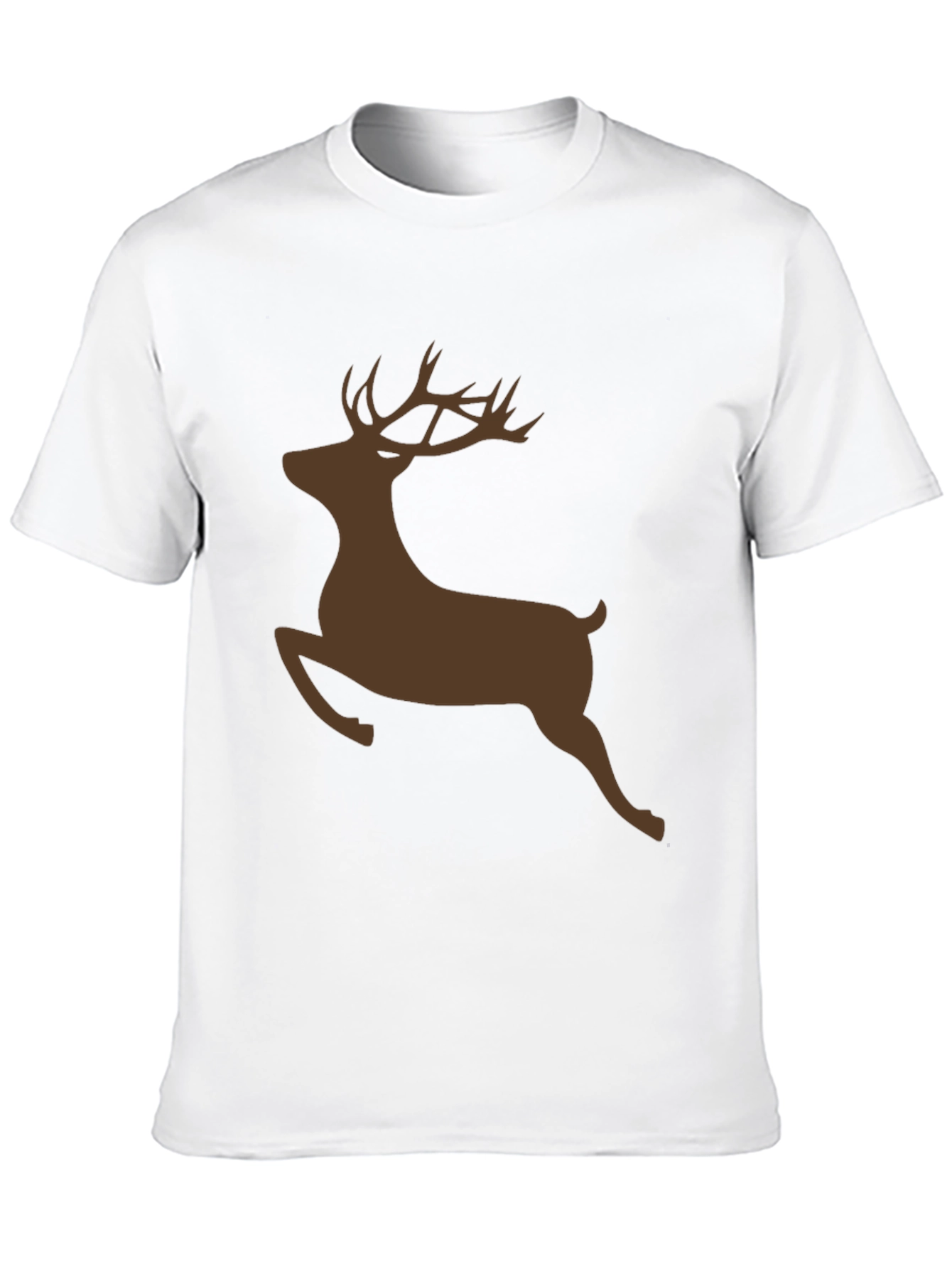 Deer Silhouette Black T-Shirt