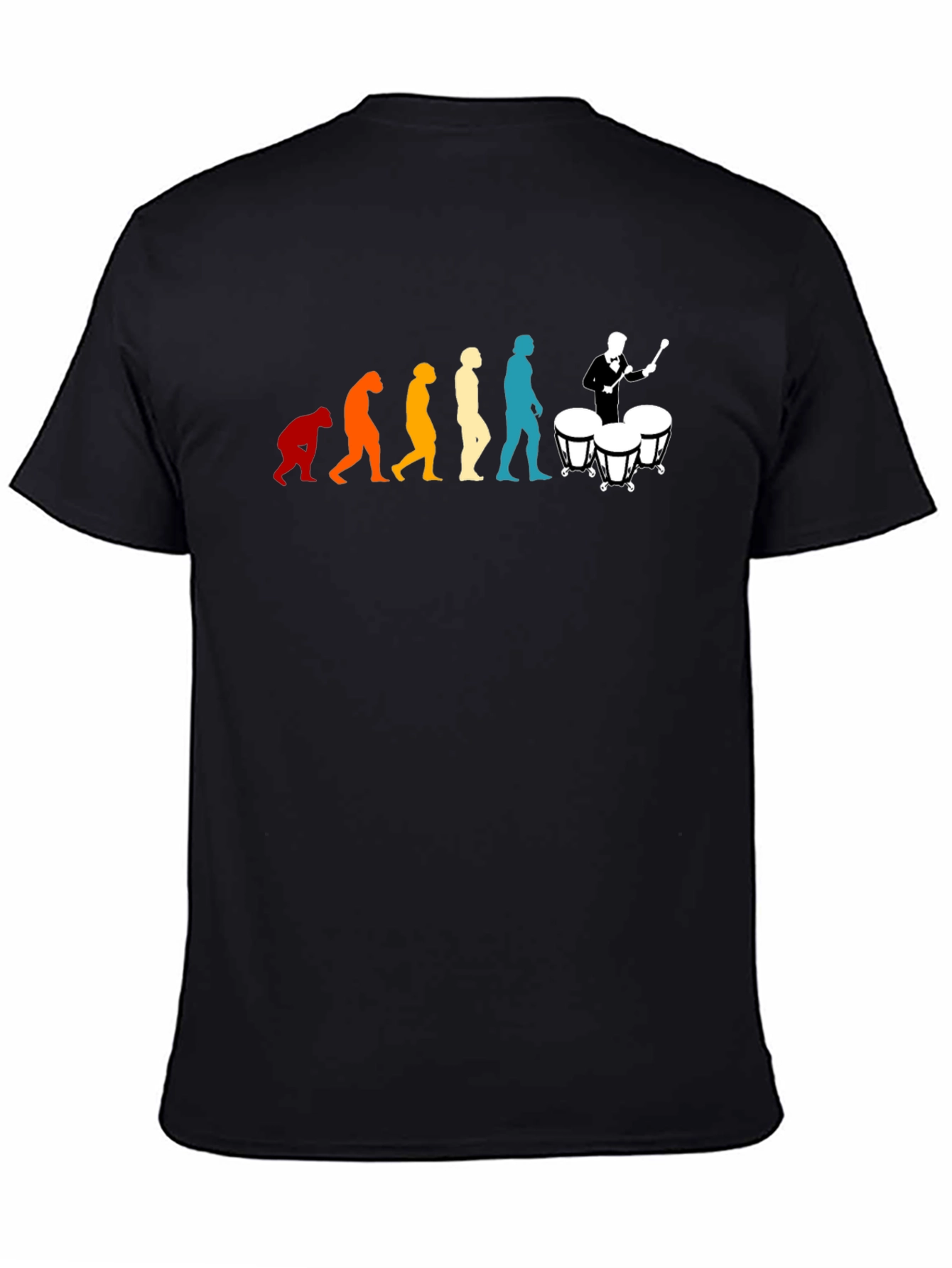 Evolution of Drummer T-Shirt: Humorous Music Tee