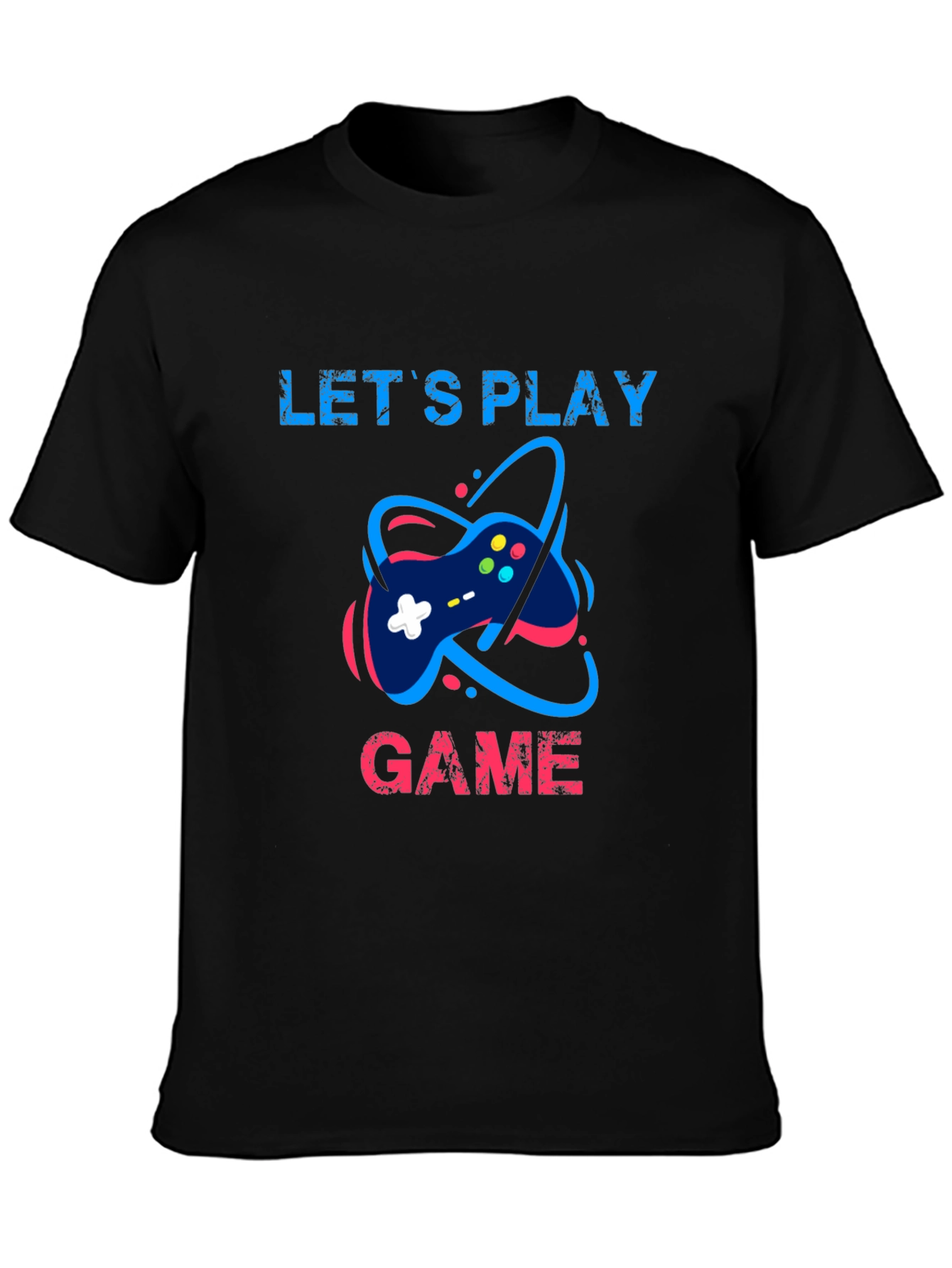 Lets Play Game T-Shirt - Gamer Style