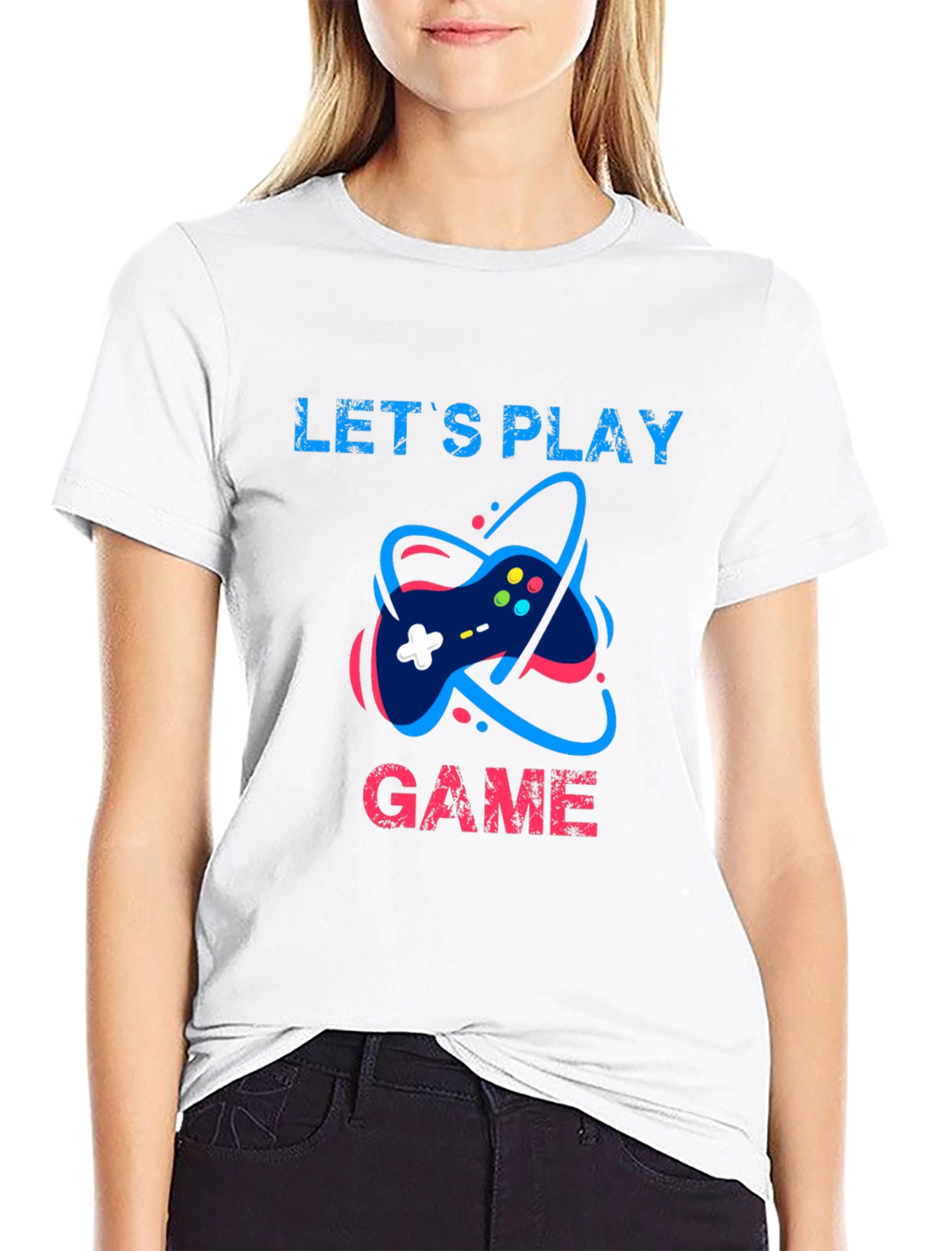 Lets Play Game T-Shirt - Gamer Style