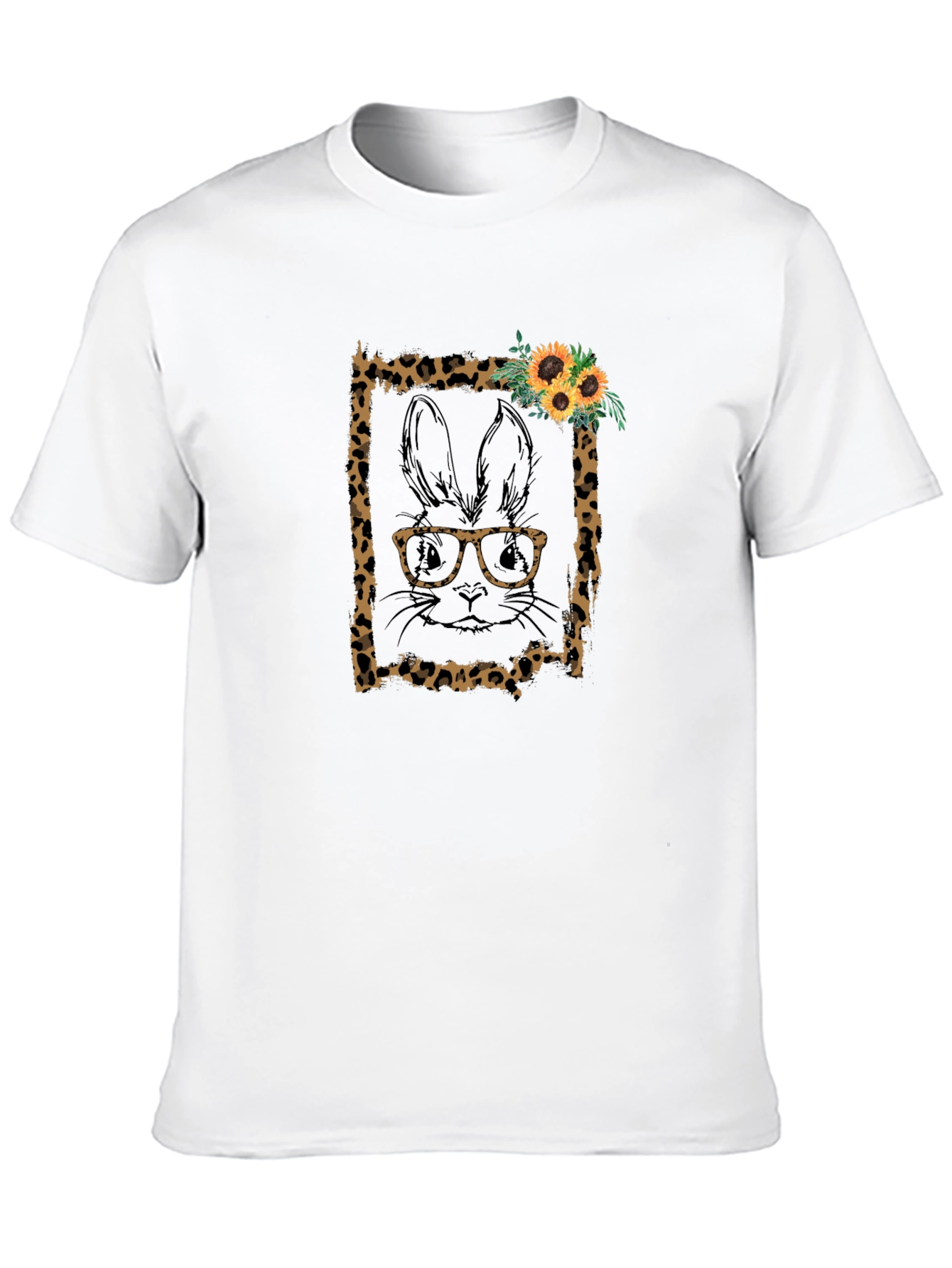 Bunny Leopard Print Tee