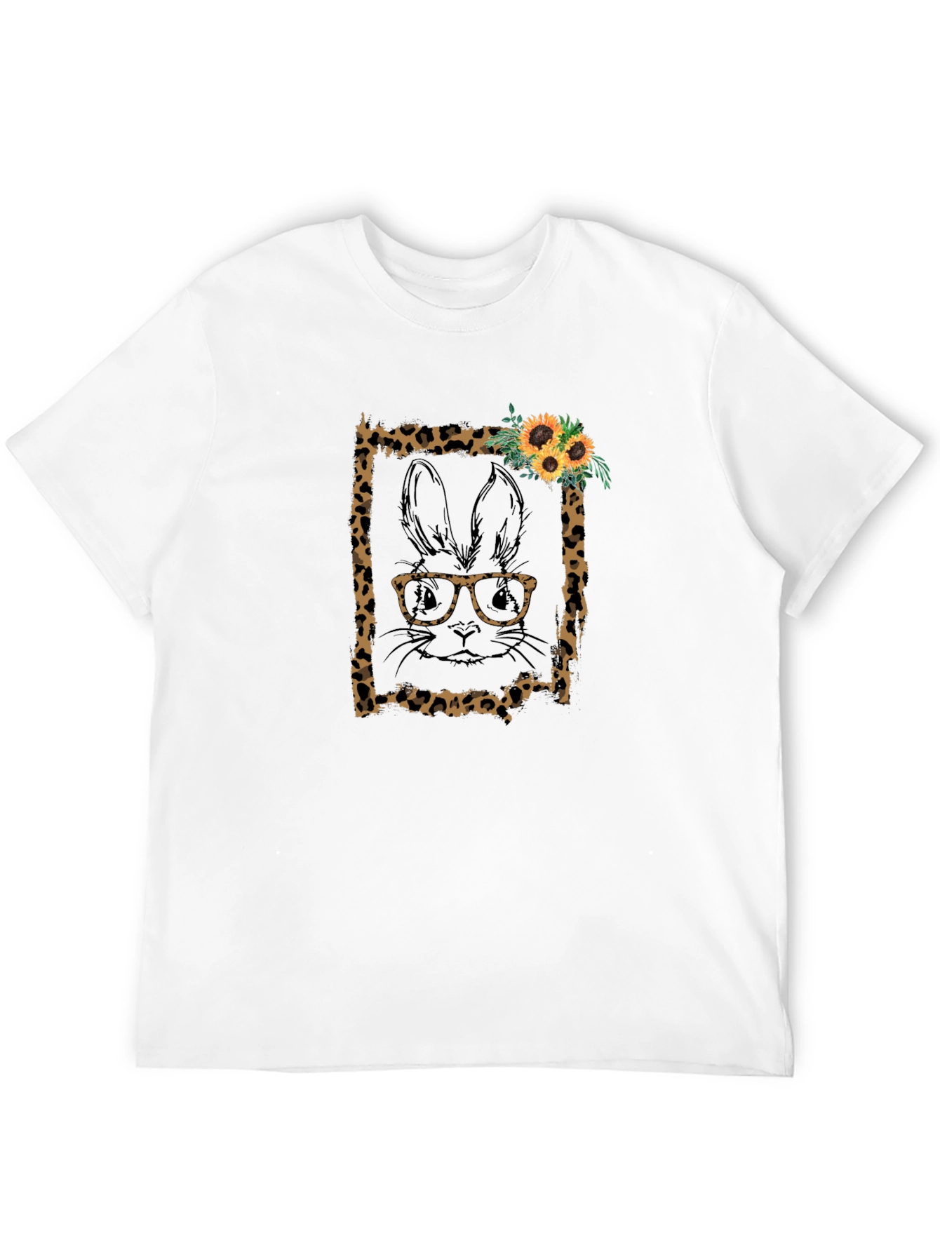 Bunny Leopard Print Tee