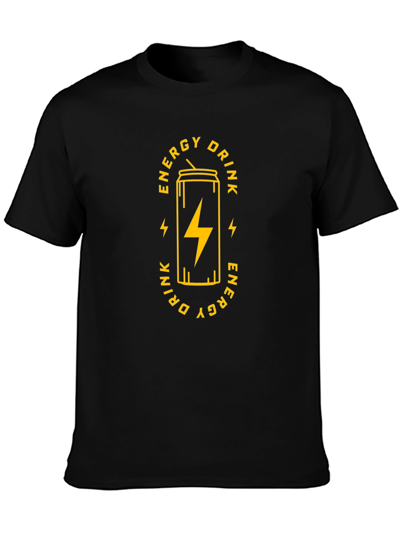 Energy Drink T-Shirt - Stylish Black Tee