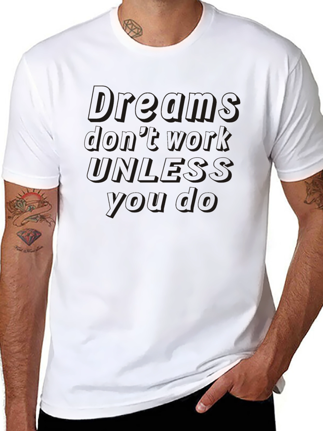 Dreams Dont Work T-Shirt - Black