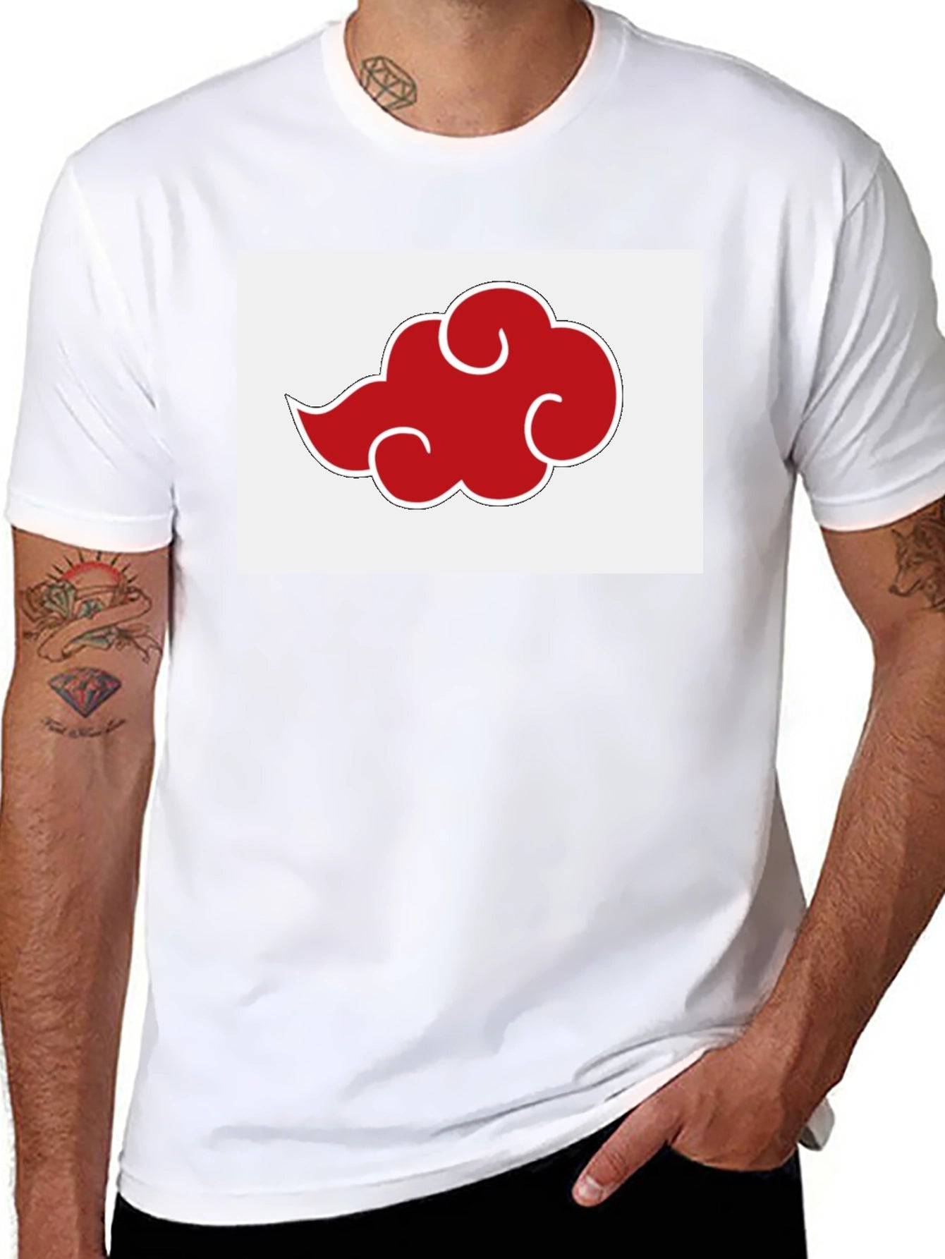 Akatsuki Cloud T-Shirt - Anime Inspired Graphic Tee