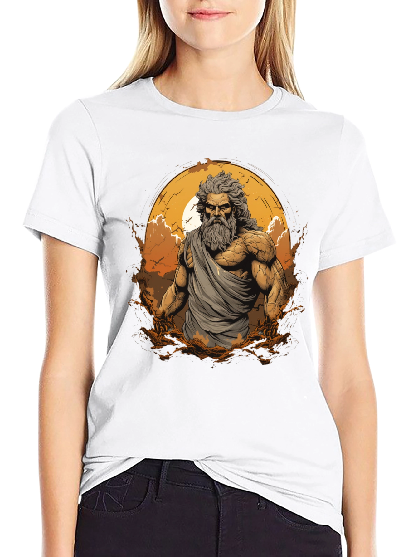 Zeus Graphic T-Shirt - Mythical God Tee
