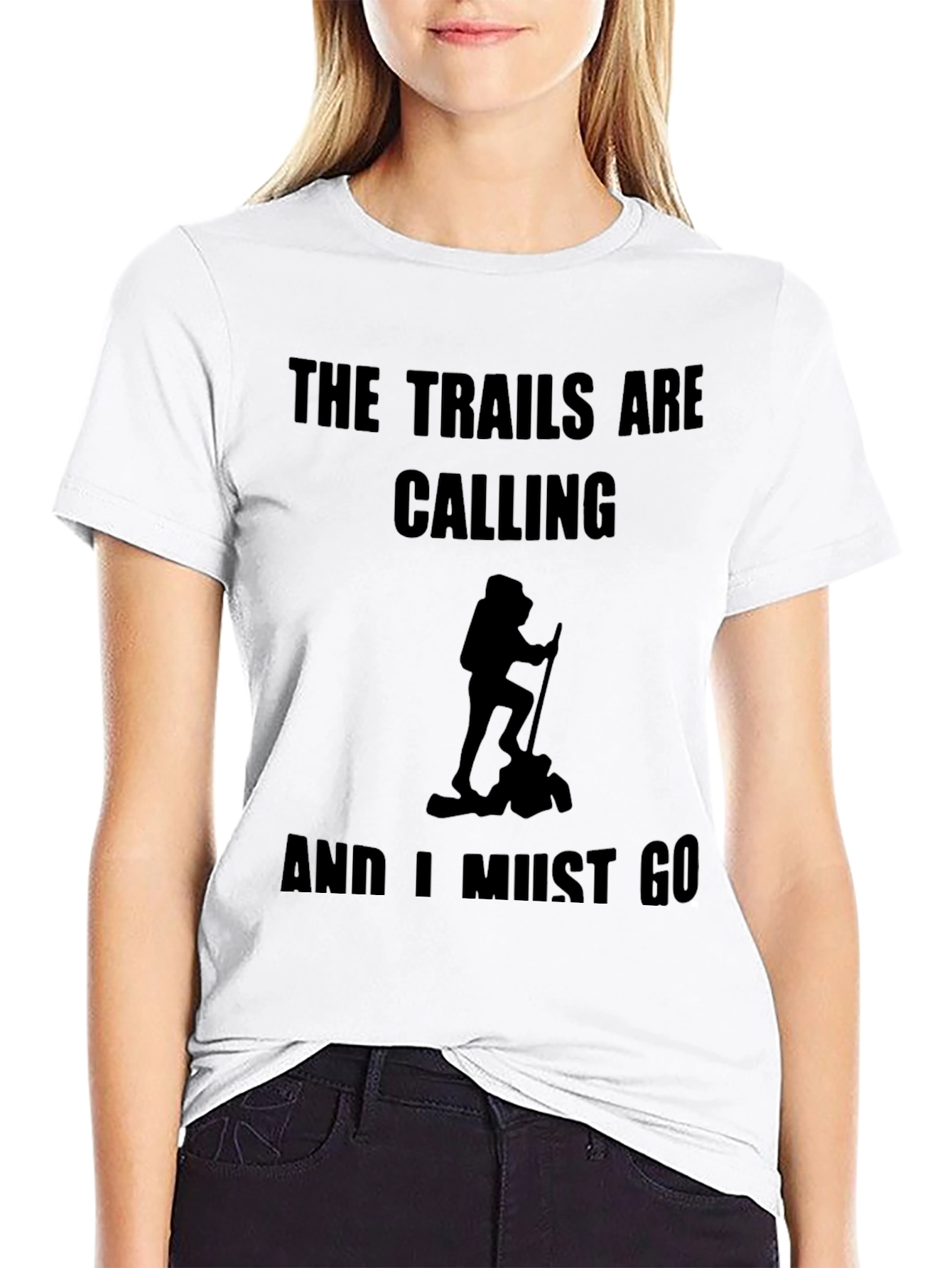 The Trails are Calling Black T-Shirt