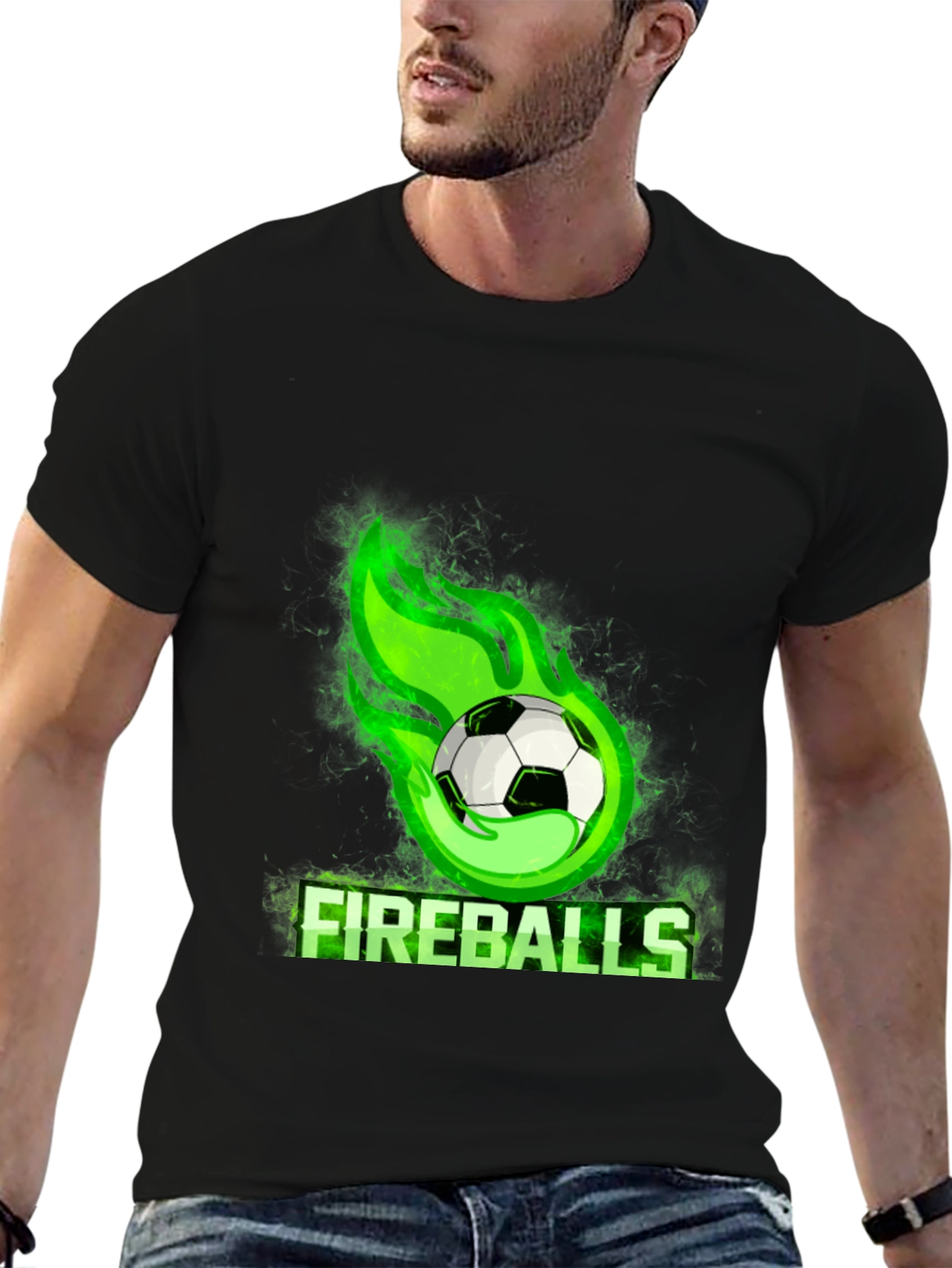 Fireballs Soccer Graphic T-Shirt