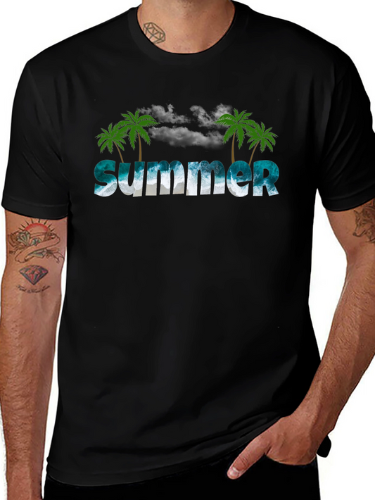 Summer Beach Palm Tree T-Shirt