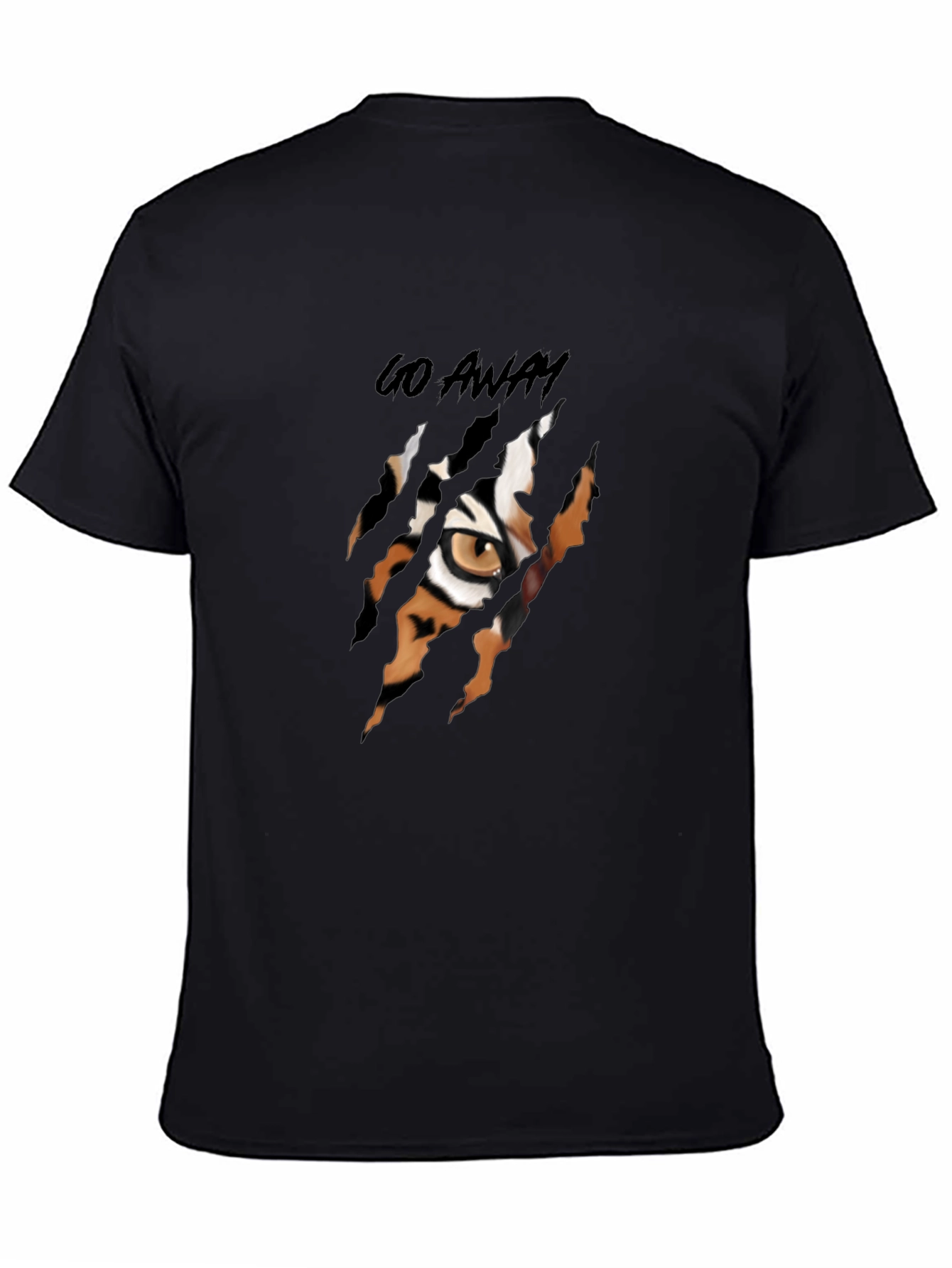 Black Tiger Eye Graphic T-Shirt