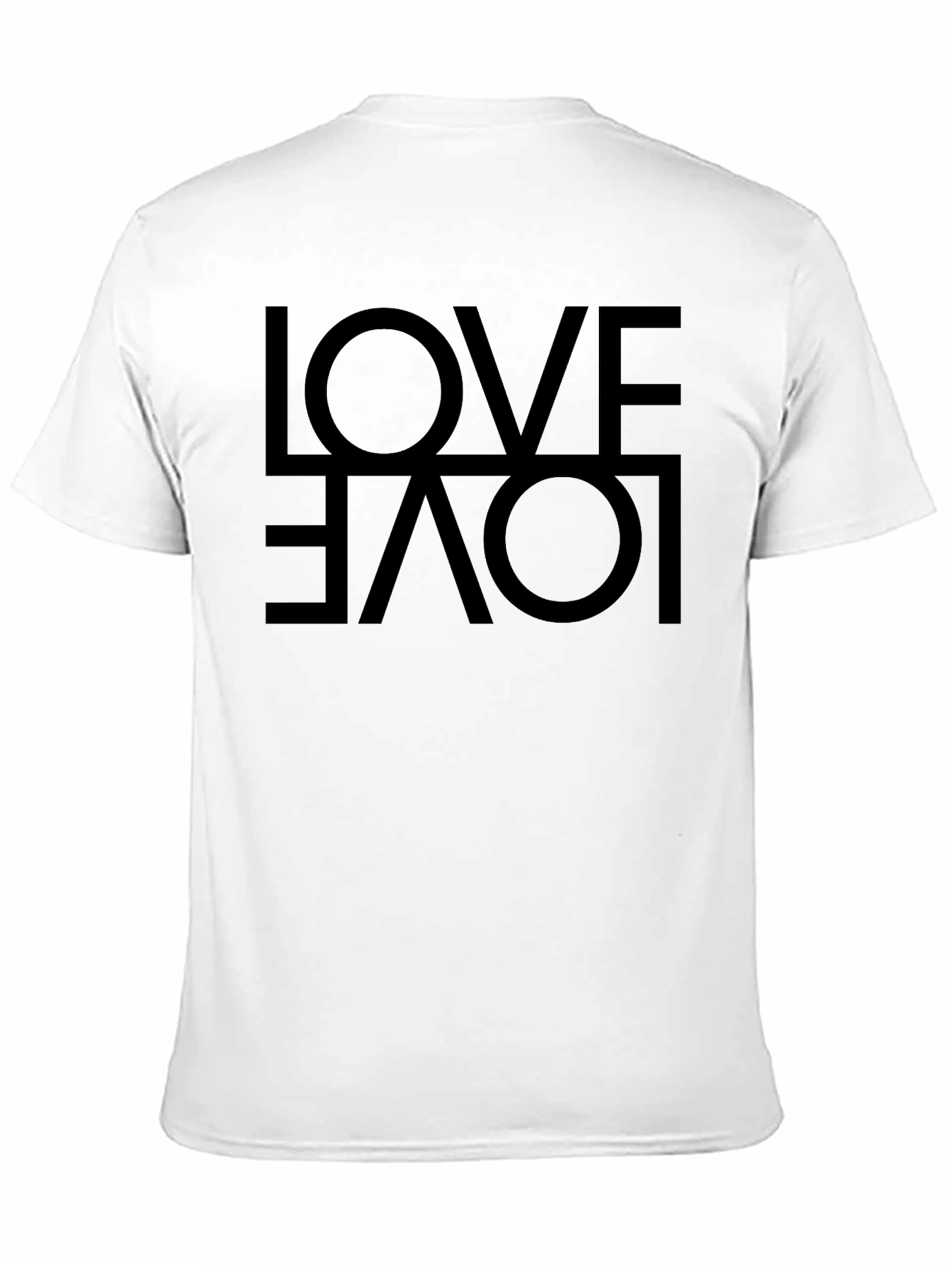 Love Reversible Graphic Black T-Shirt