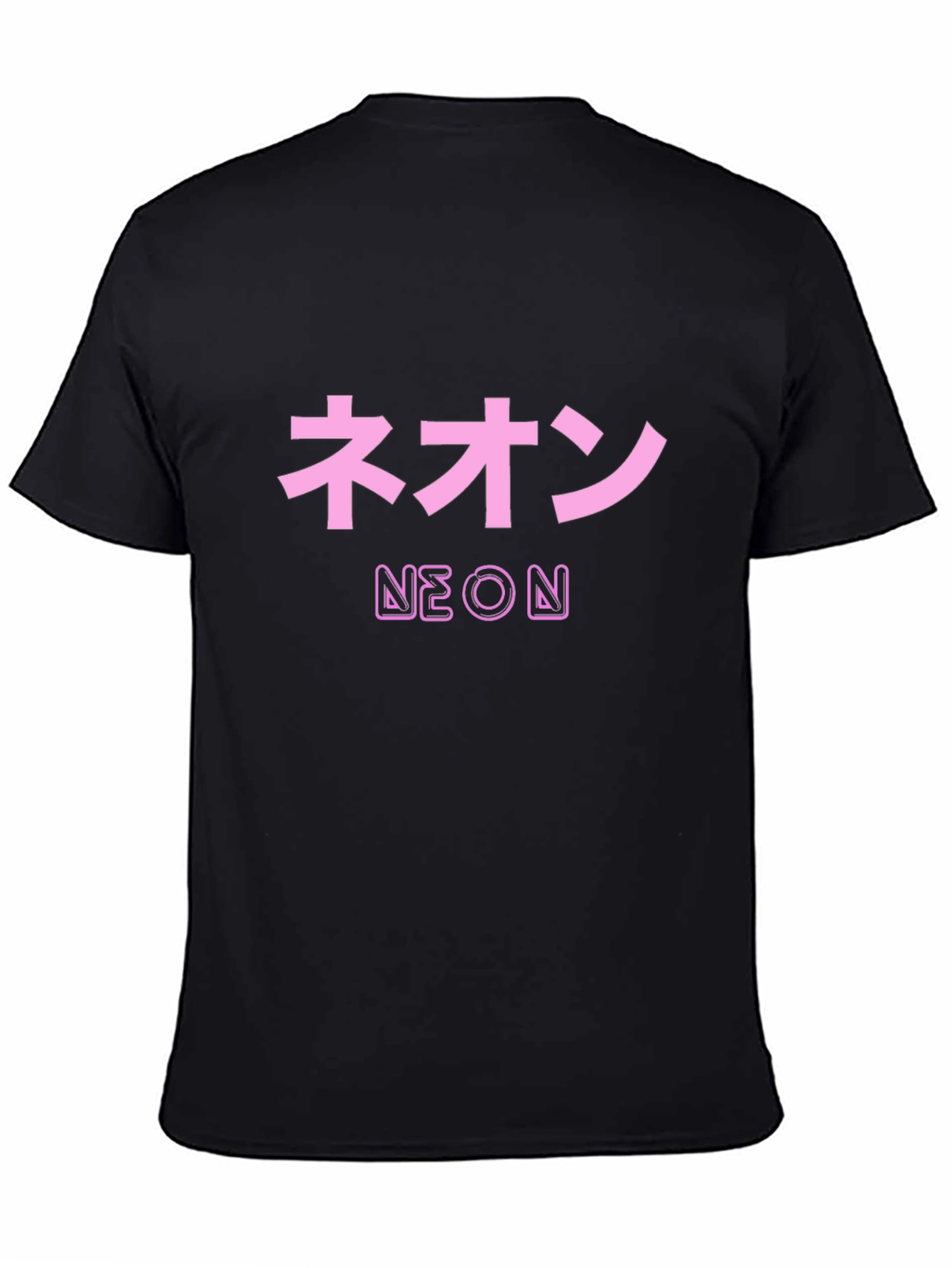 Neon Text Graphic Tee - Urban Style