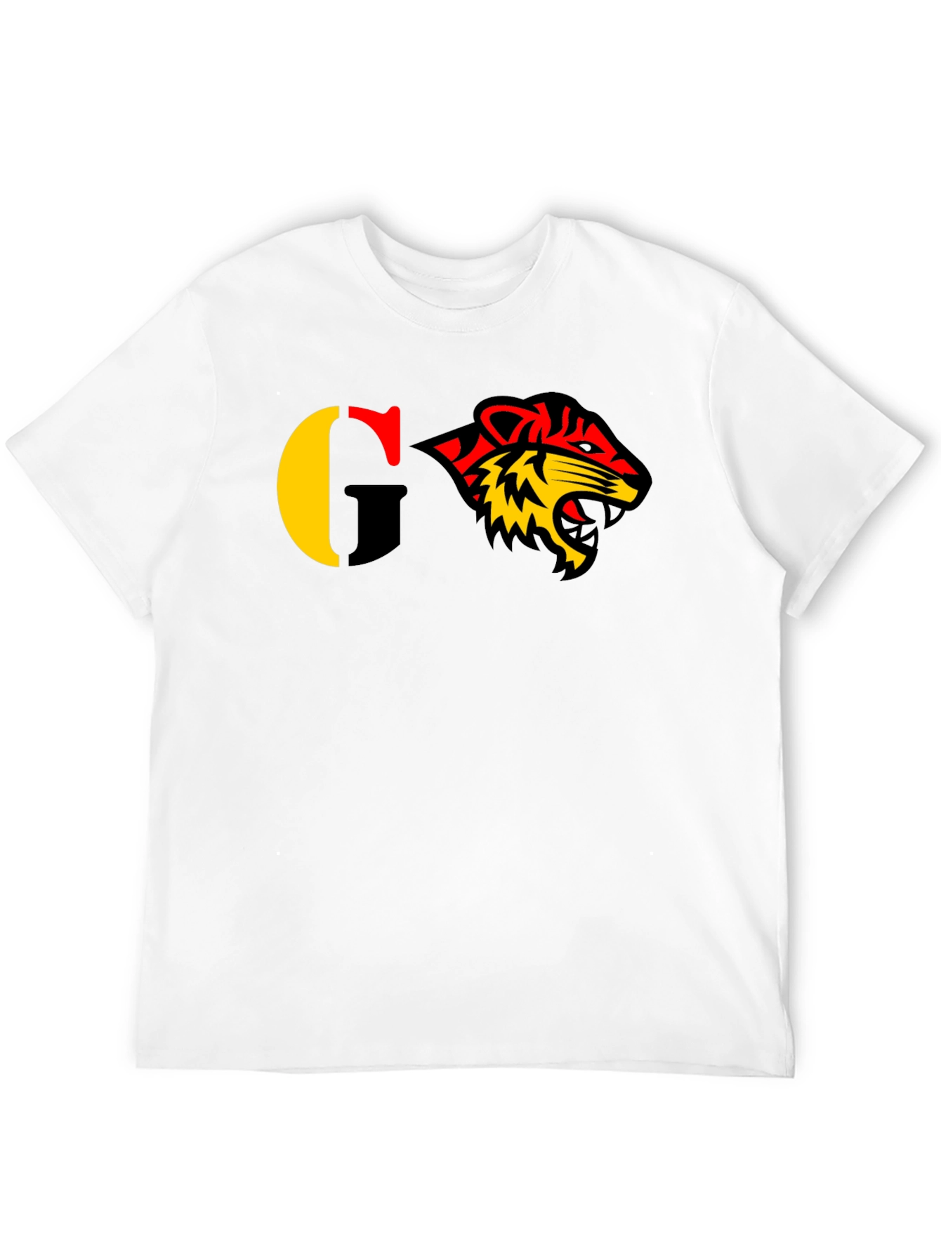 Bold Graphic Tee - Tiger Design