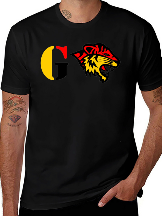 Bold Graphic Tee - Tiger Design