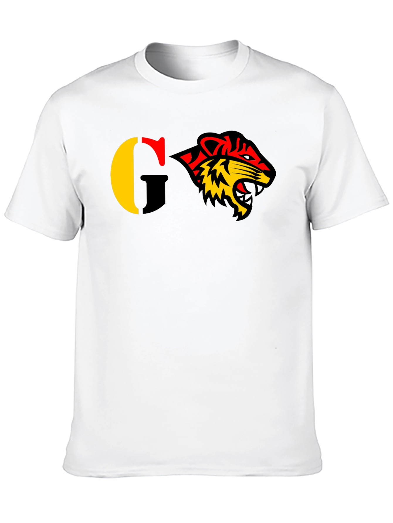 Bold Graphic Tee - Tiger Design