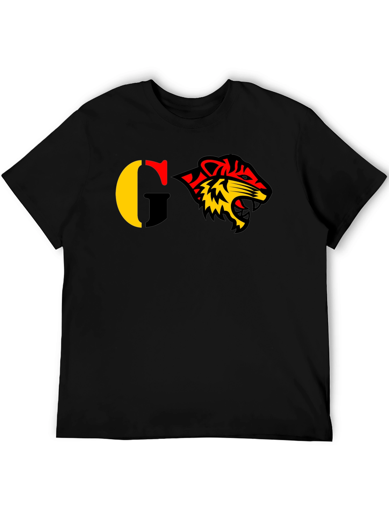 Bold Graphic Tee - Tiger Design