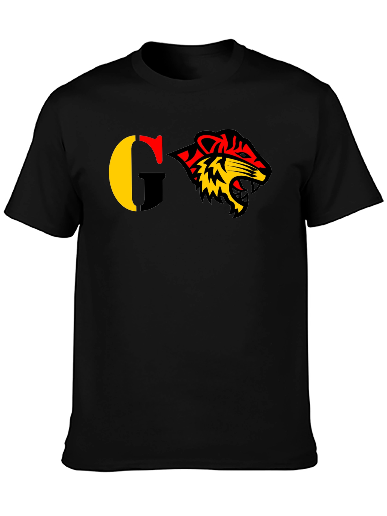 Bold Graphic Tee - Tiger Design